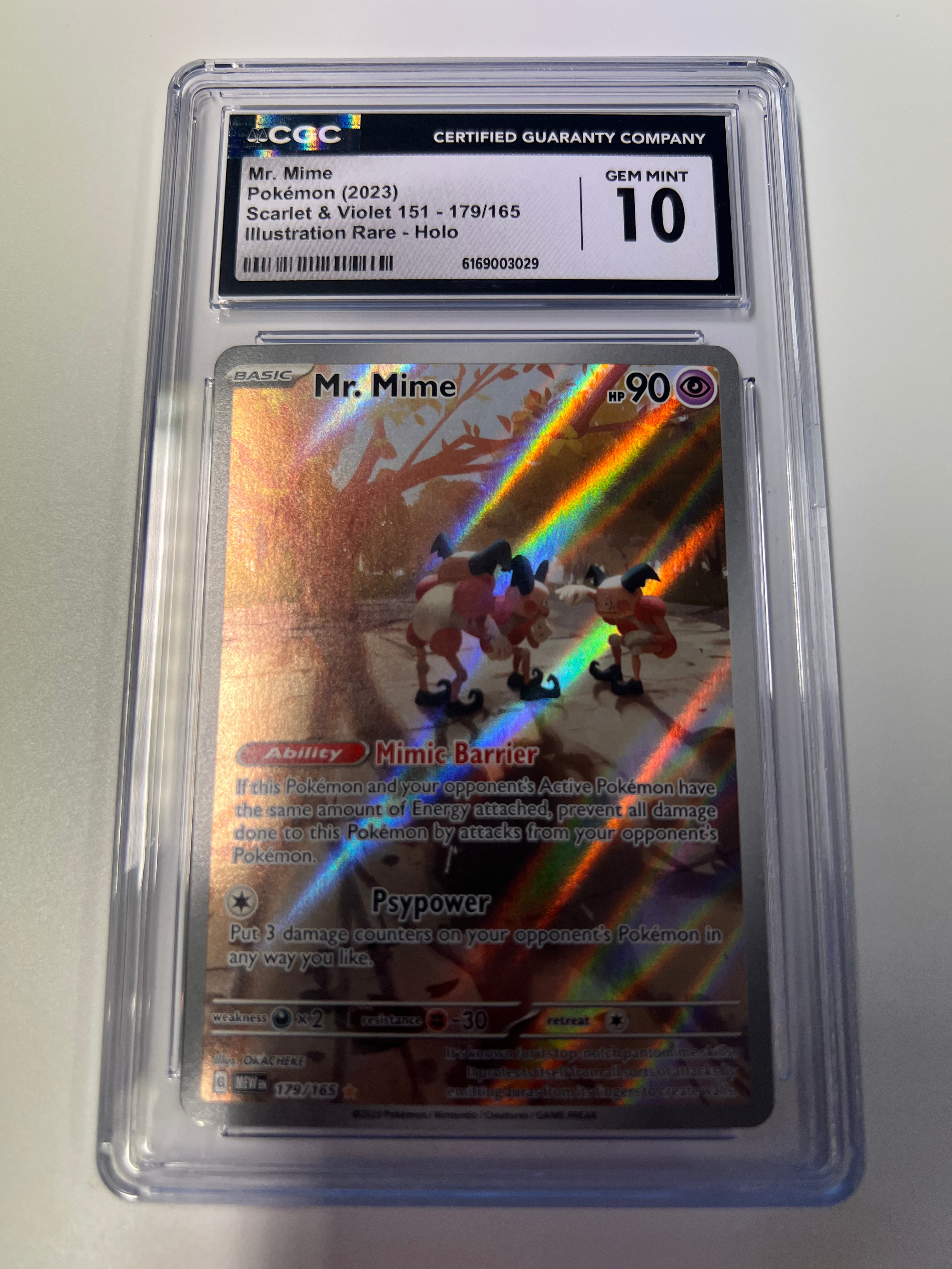 Mr. Mime Scarlet & Violet 151 CGC 10