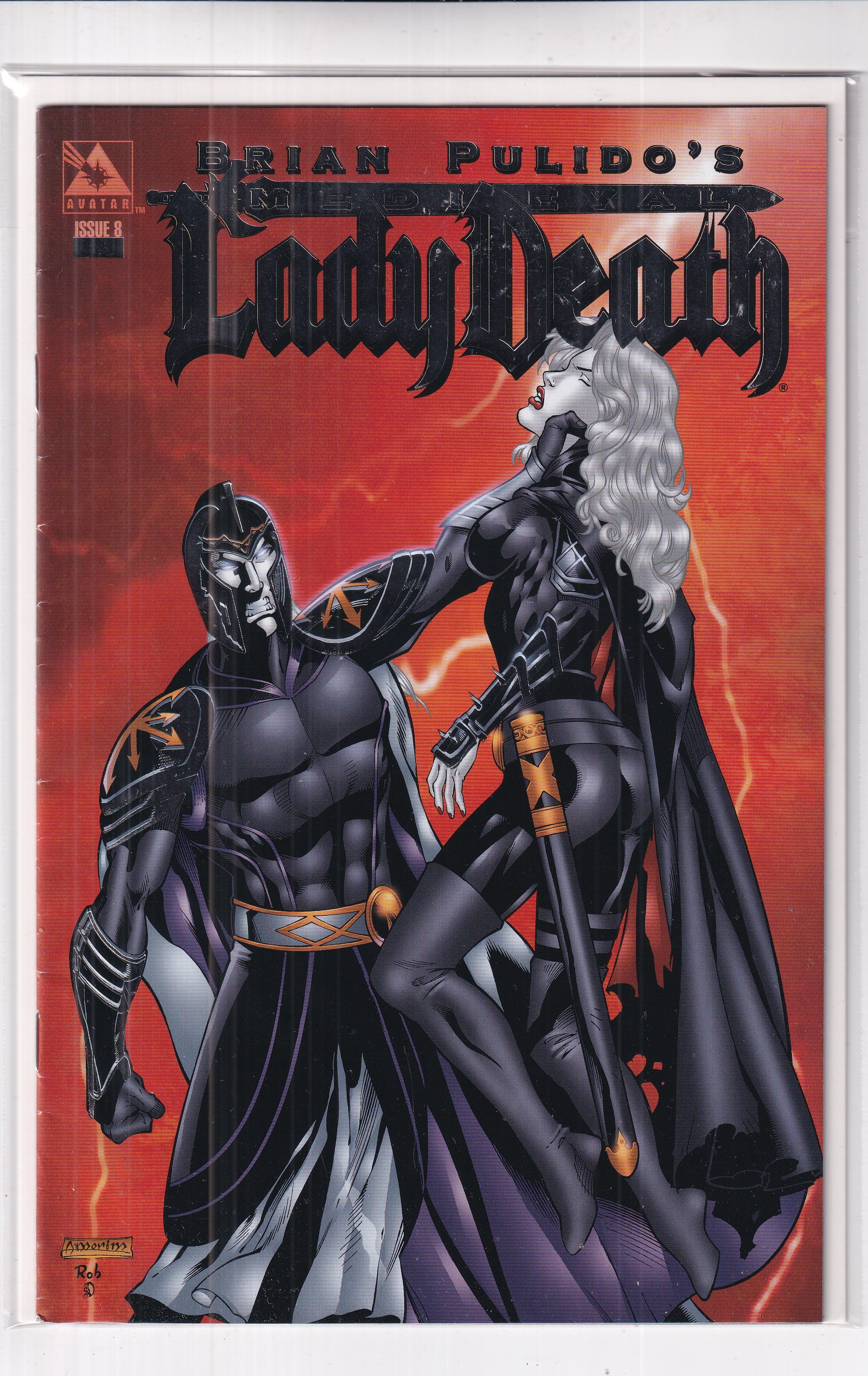 MEDIEVAL LADY DEATH #8 FOIL LIMITED TO 800 COPIES - Slab City Comics 