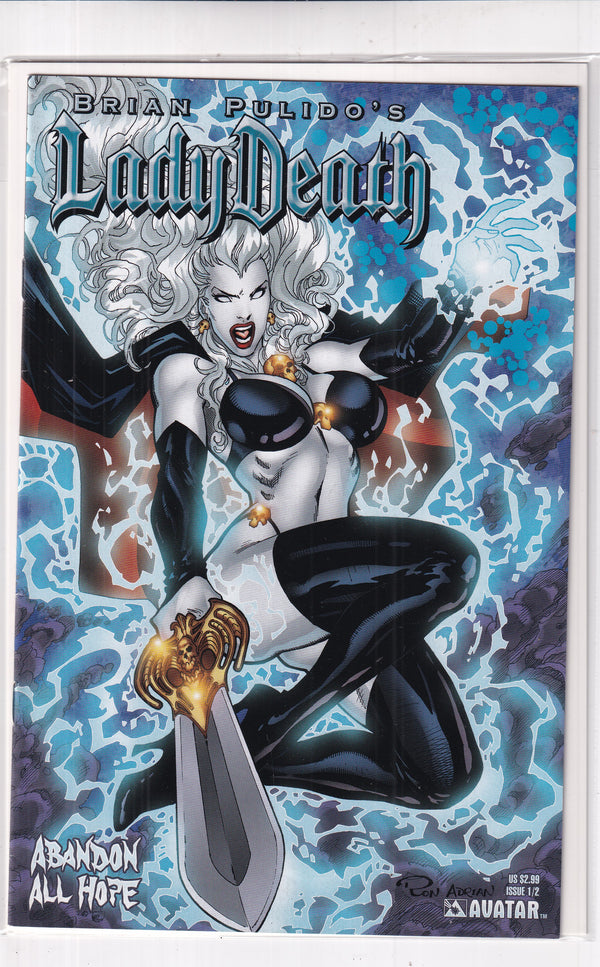 LADY DEATH #1/2 ABANDON ALL HOPE - Slab City Comics 
