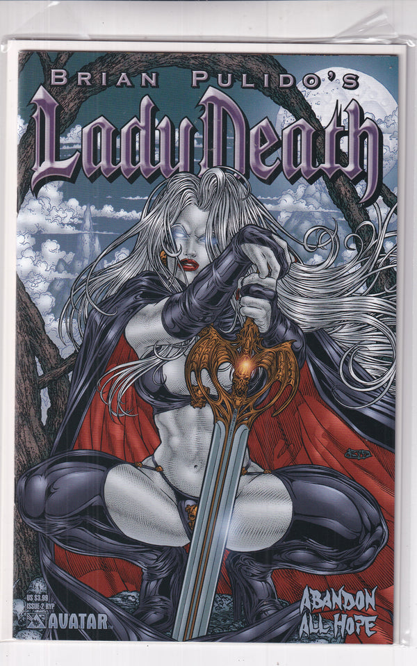 LADY DEATH #2 ABANDON ALL HOPE VARIANT - Slab City Comics 
