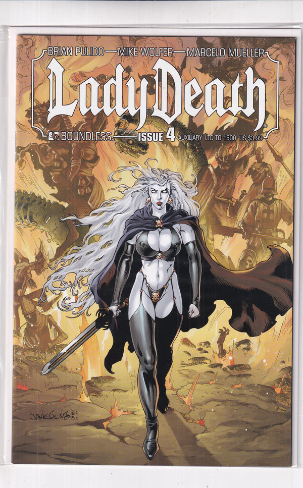 LADY DEATH #4 AUXILIARY VARIANT - Slab City Comics 