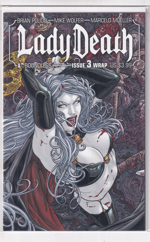 LADY DEATH BOUNDLESS #3 WRAP - Slab City Comics 