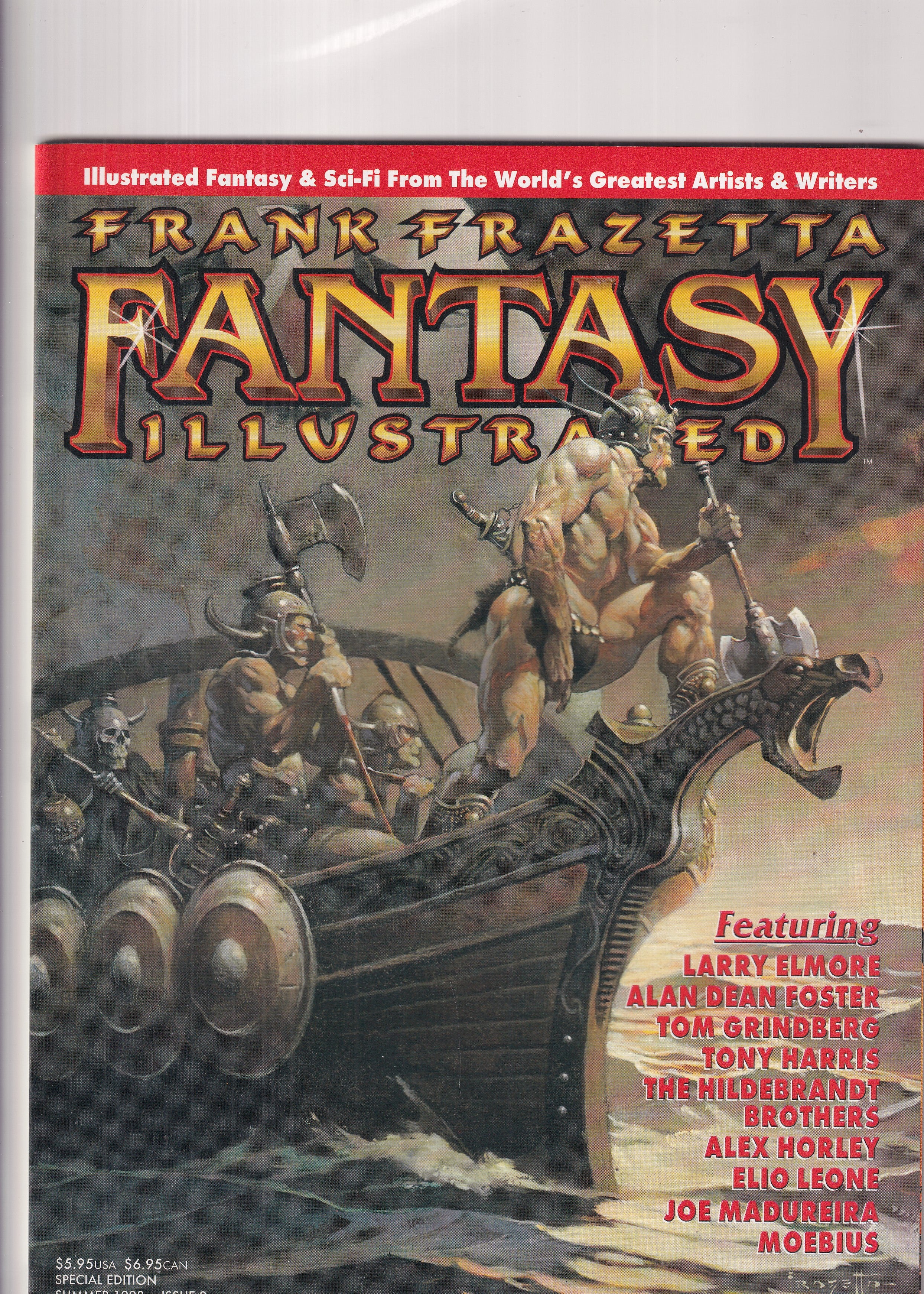 FRANK FRAZETTA FANTASY ILLUSTRATED #2 - Slab City Comics 