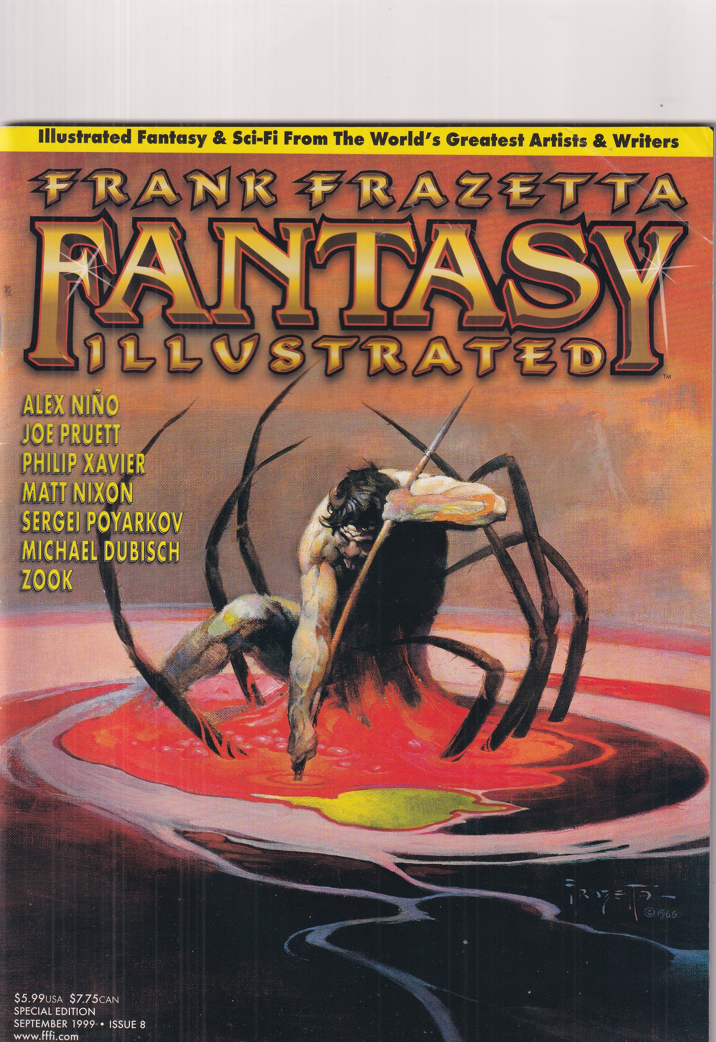 FRANK FRAZETTA FANTASY ILLUSTRATED #8 - Slab City Comics 