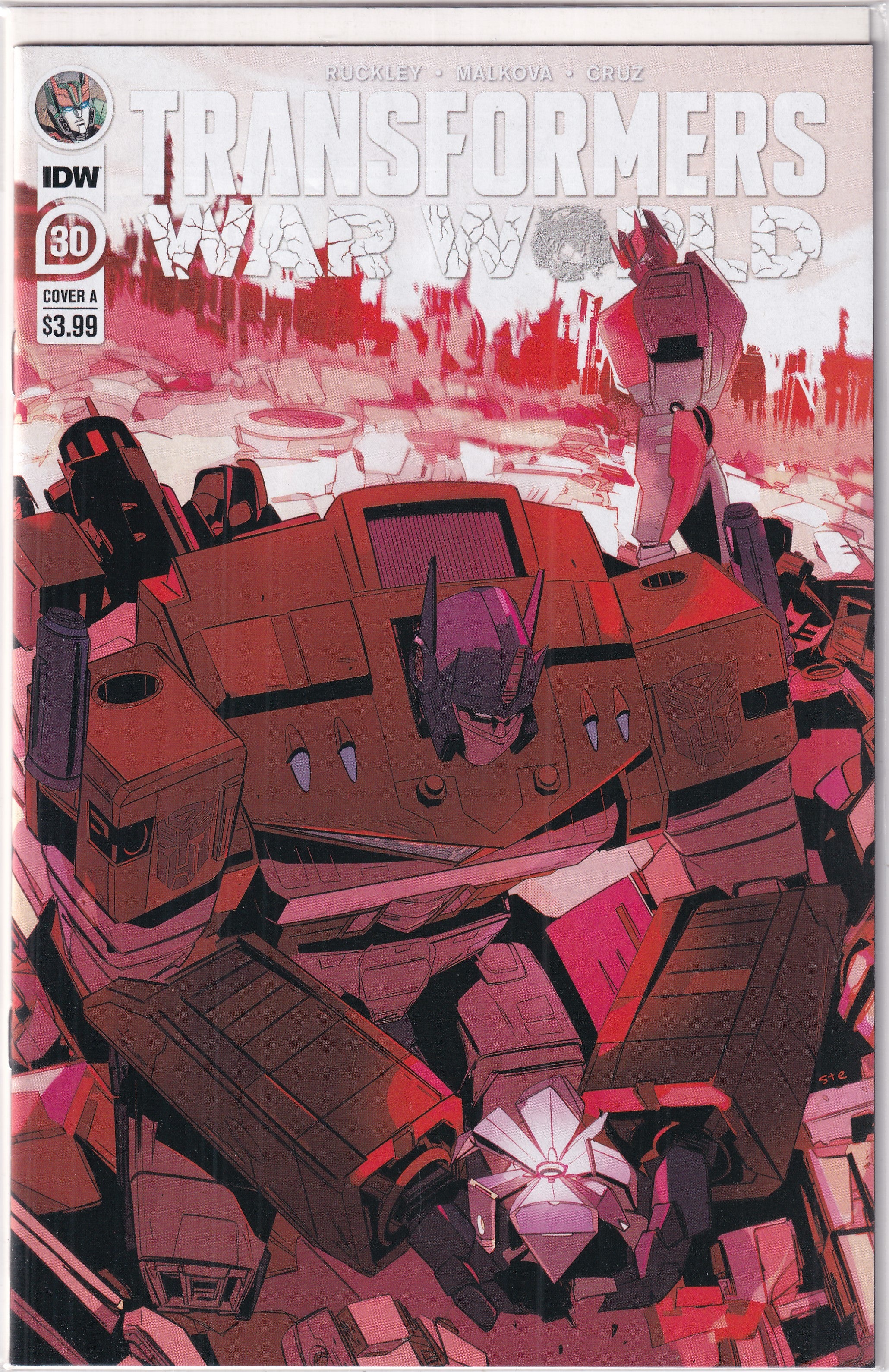 TRANSFORMERS WAR WORLD #30 - Slab City Comics 