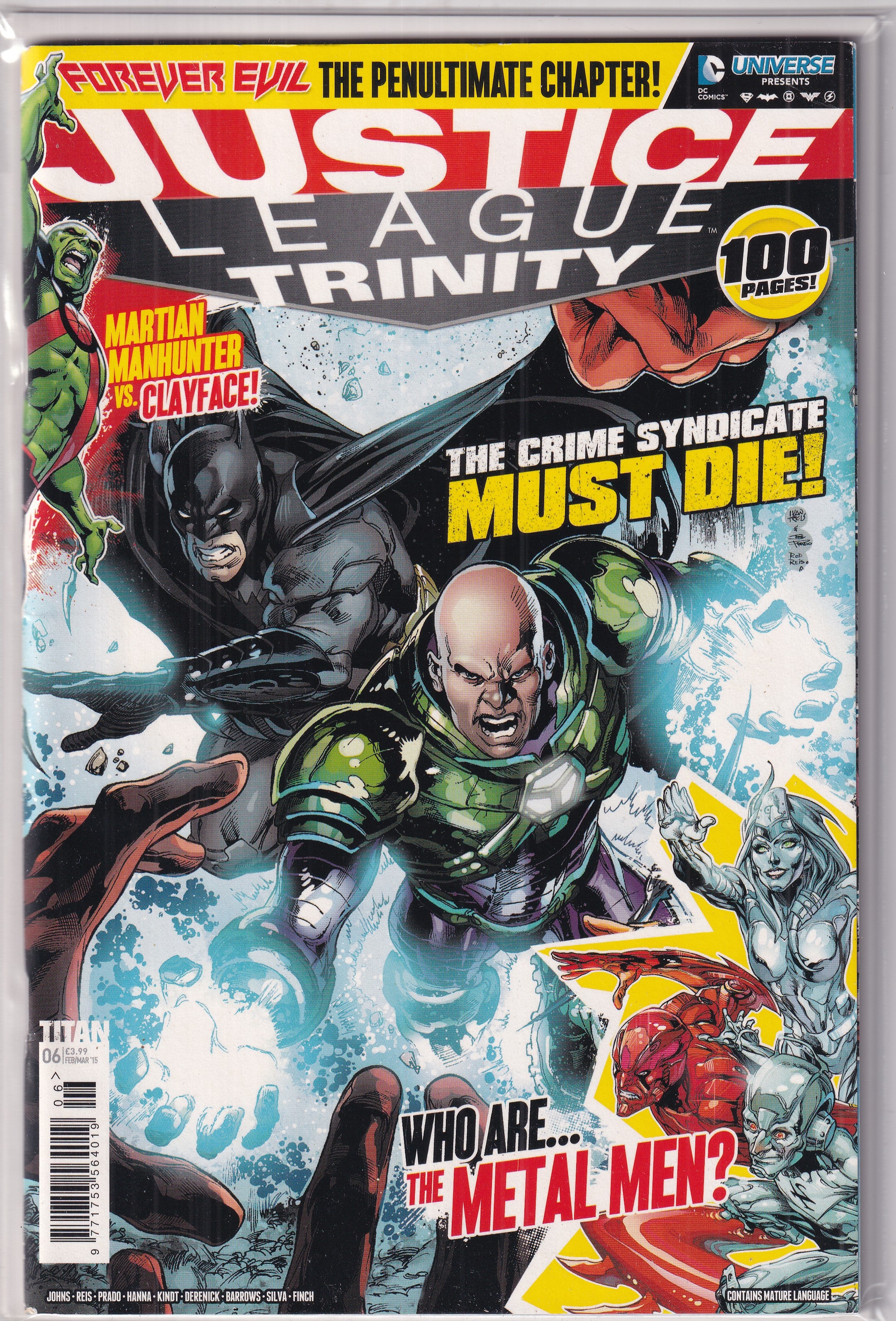 JUSTICE LEAGUE TRINITY #6 - Slab City Comics 