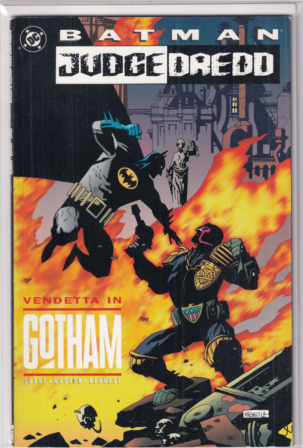 BATMAN JUDGE DREDD VENDETTA IN GOTHAM - Slab City Comics 