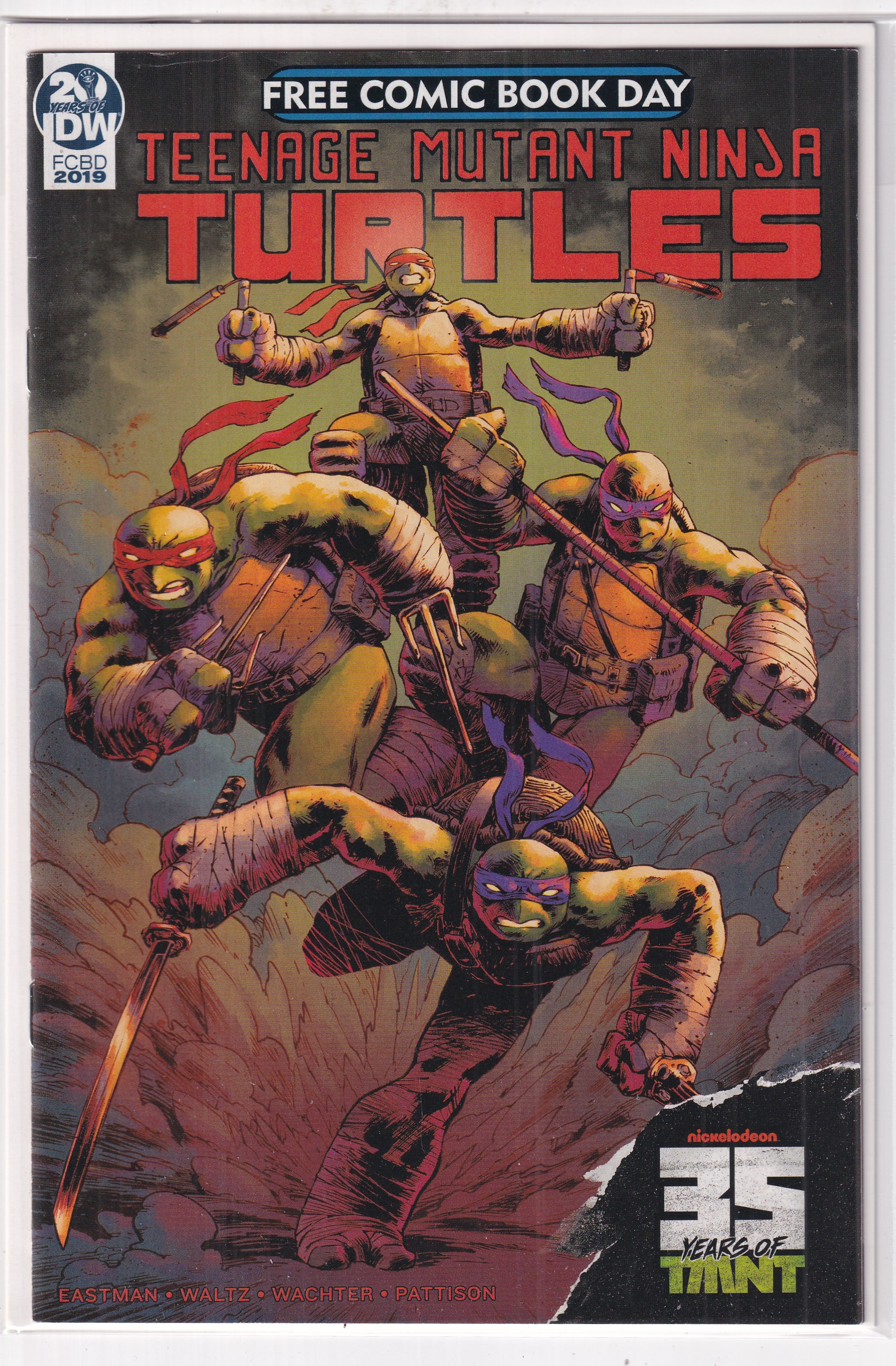 TEENAGE MUTANT NINJA TURTLES 2019 FCBD - Slab City Comics 