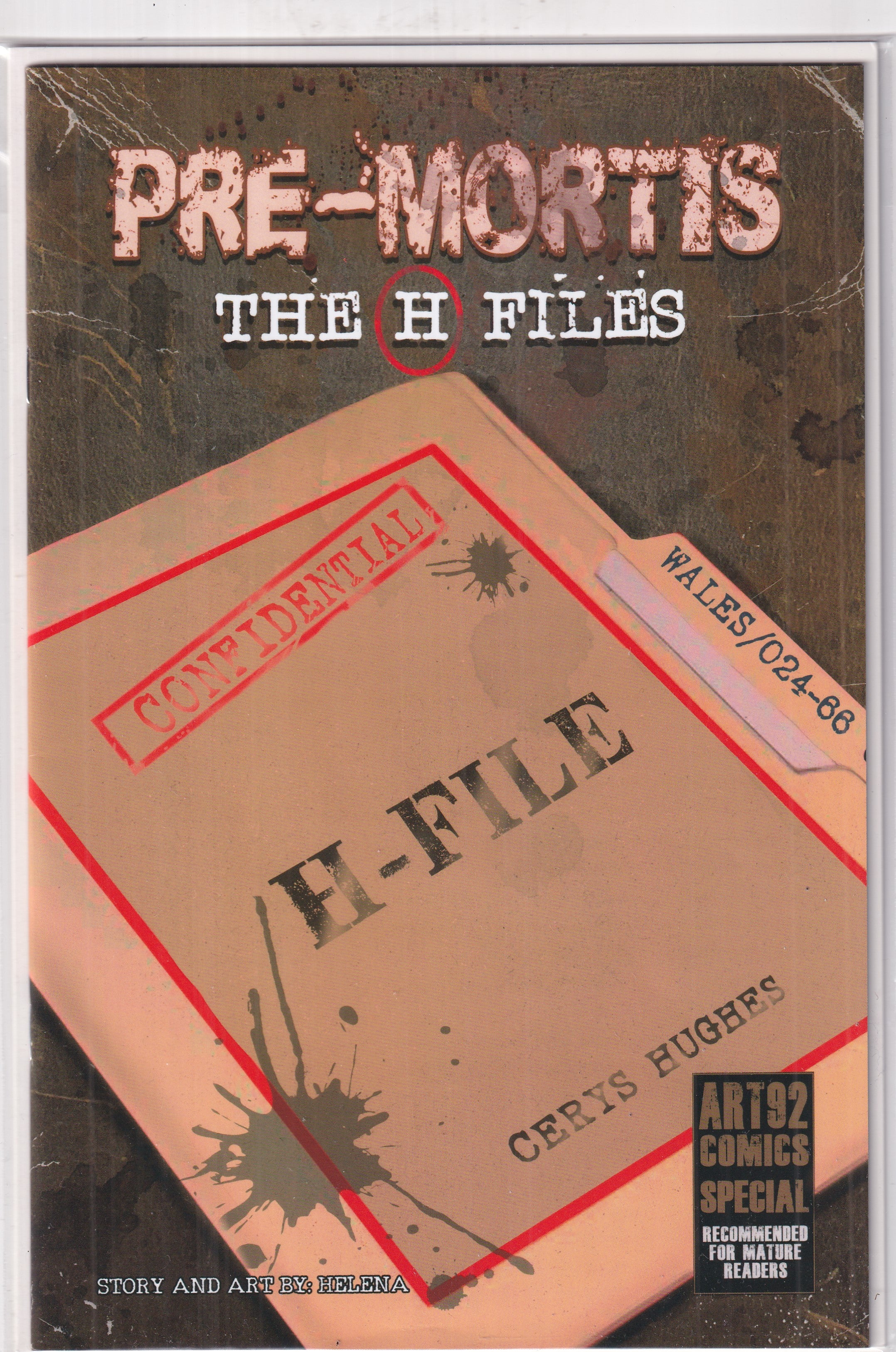 PRE-MORTIS THE H FILES SPECIAL - Slab City Comics 