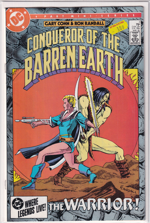 CONQUEROR OF THE BARREN EARTH #3 - Slab City Comics 