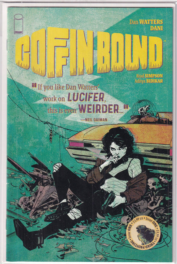 COFFIN BOUND #1 3RD PRINT - Slab City Comics 