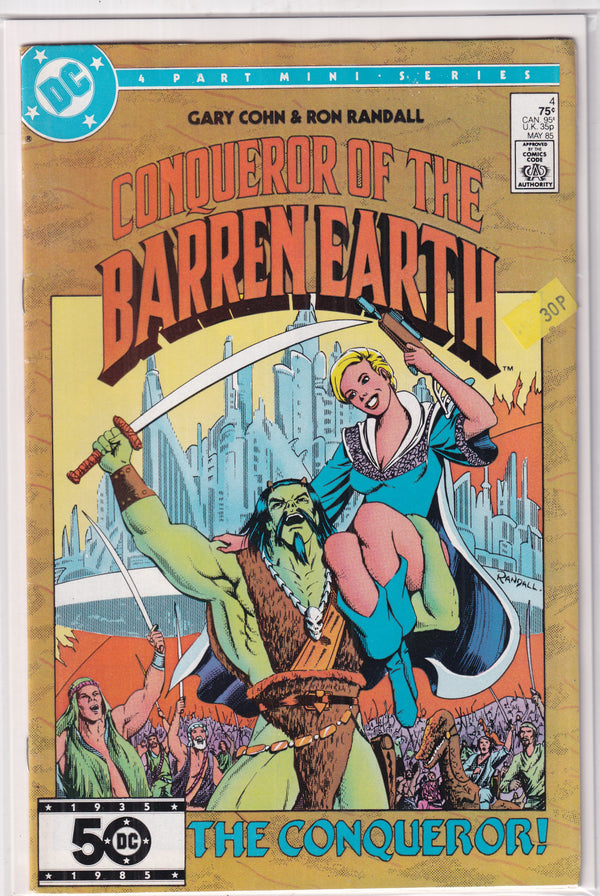 CONQUEROR OF THE BARREN EARTH #4 - Slab City Comics 