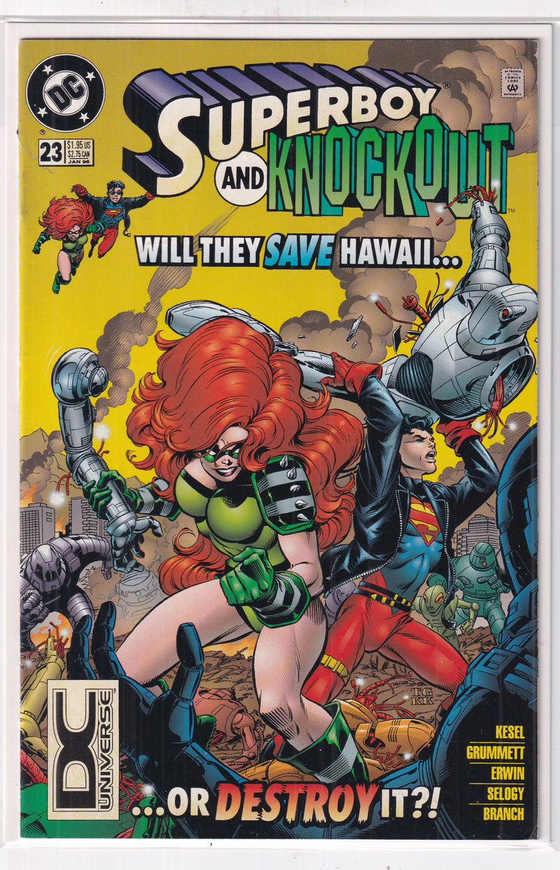 Knockout Rid Comics SUPERBOY AND KNOCKOUT #23 | Slab City Comics