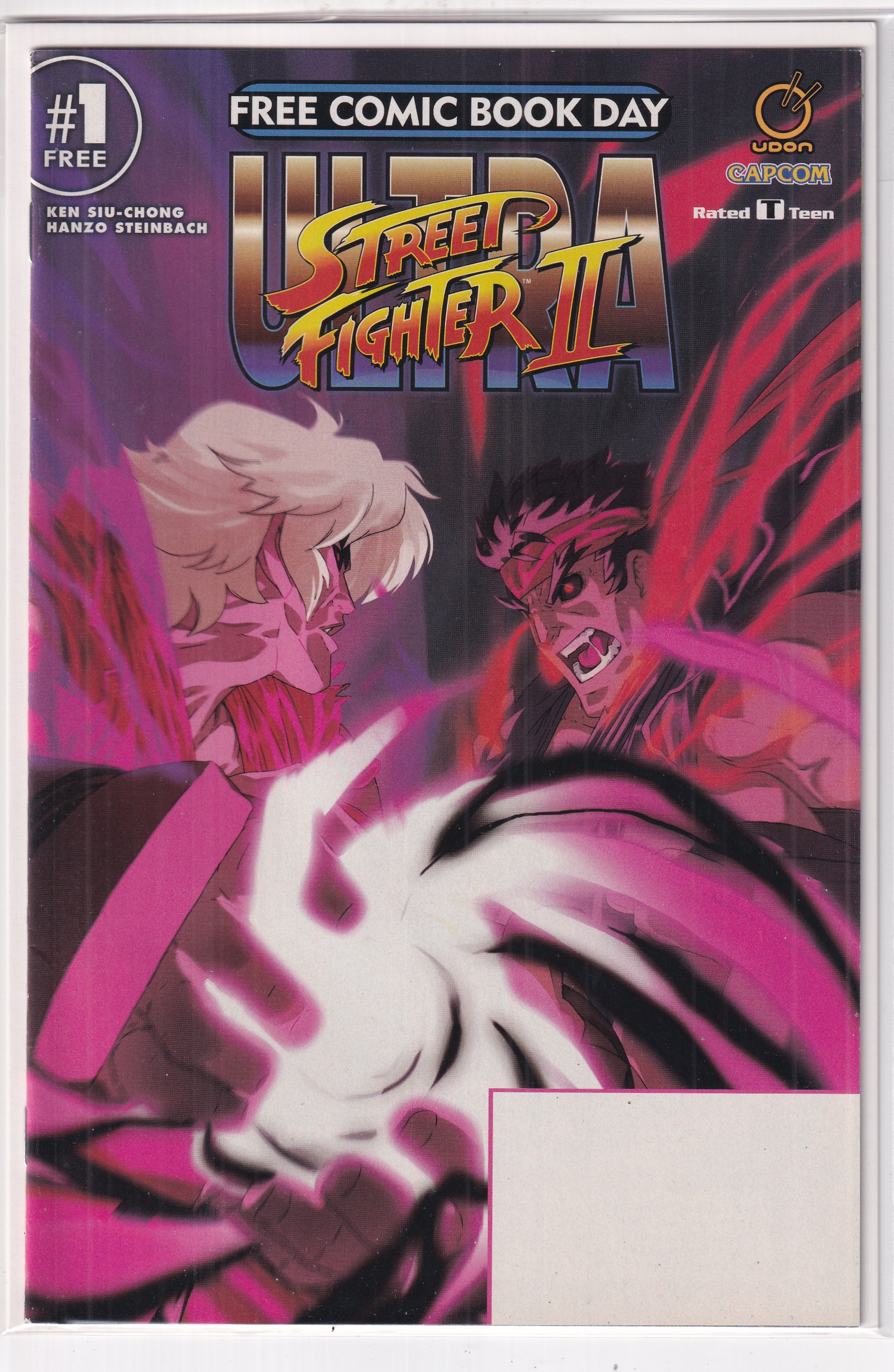 ULTRA STREET FIGHTER 2 #1 FCBD - Slab City Comics 