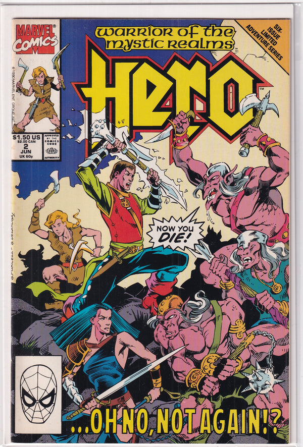 WARRIOR OF THE MYSTIC REALMS HERO #2 - Slab City Comics 