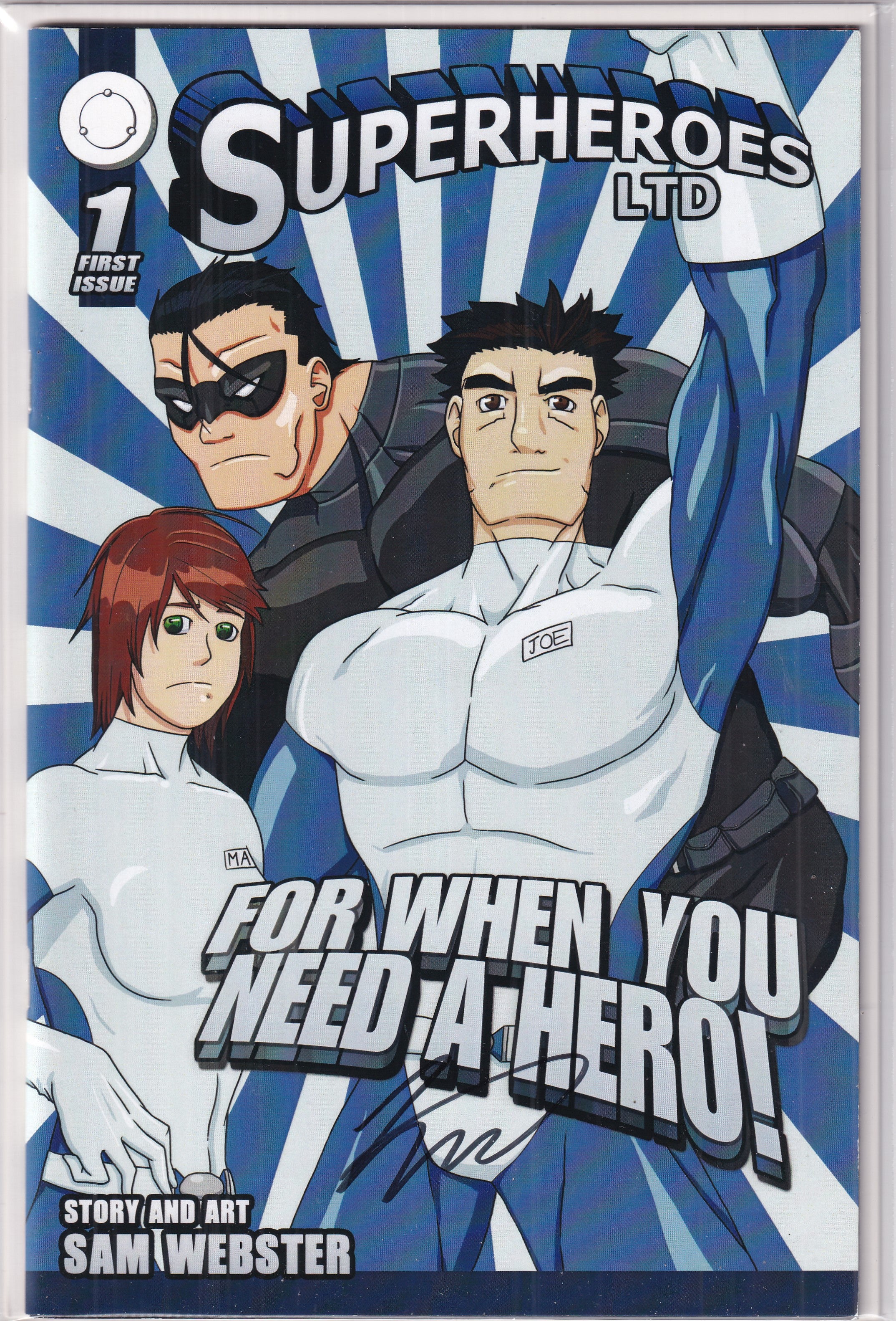 SUPERHEROES LTD #1 (signed) - Slab City Comics 