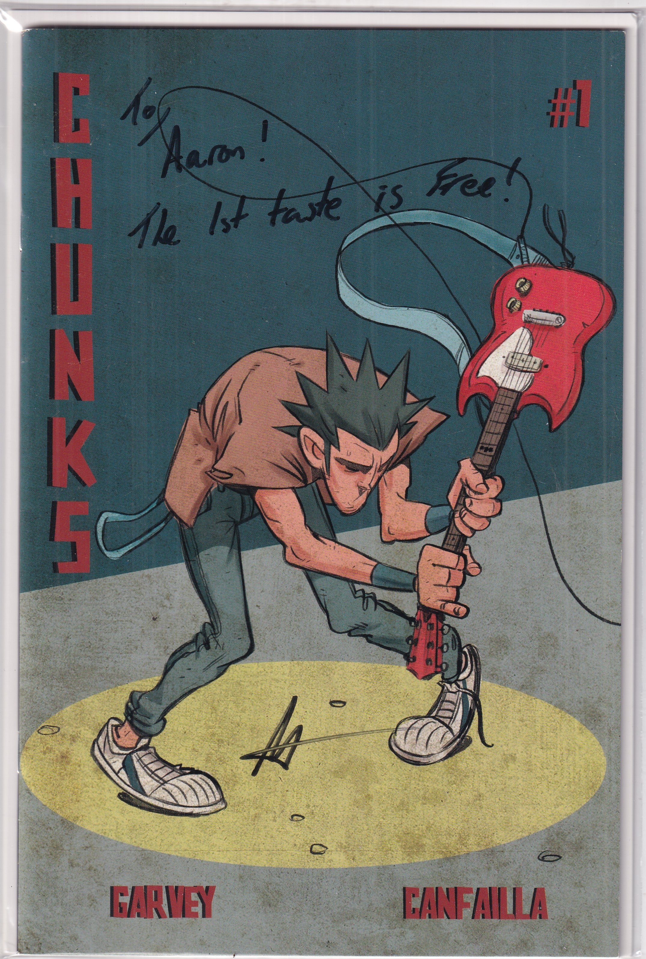 CHUNKS #1 (signed) - Slab City Comics 