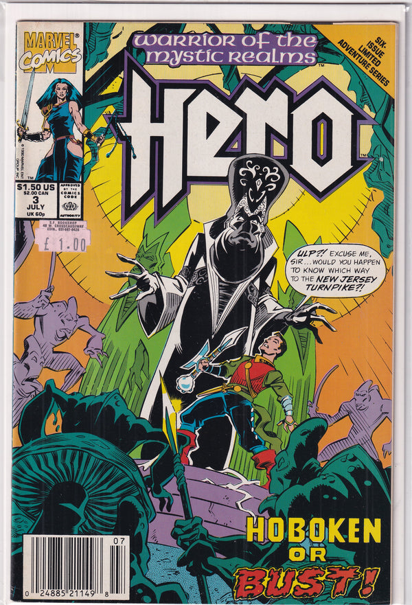WARRIORS OF THE MYSTIC REALMS HERO #3 - Slab City Comics 