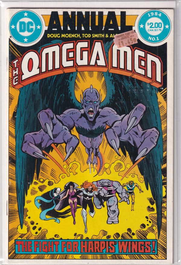 ANNUAL THE OMEGA MEN #1 - Slab City Comics 