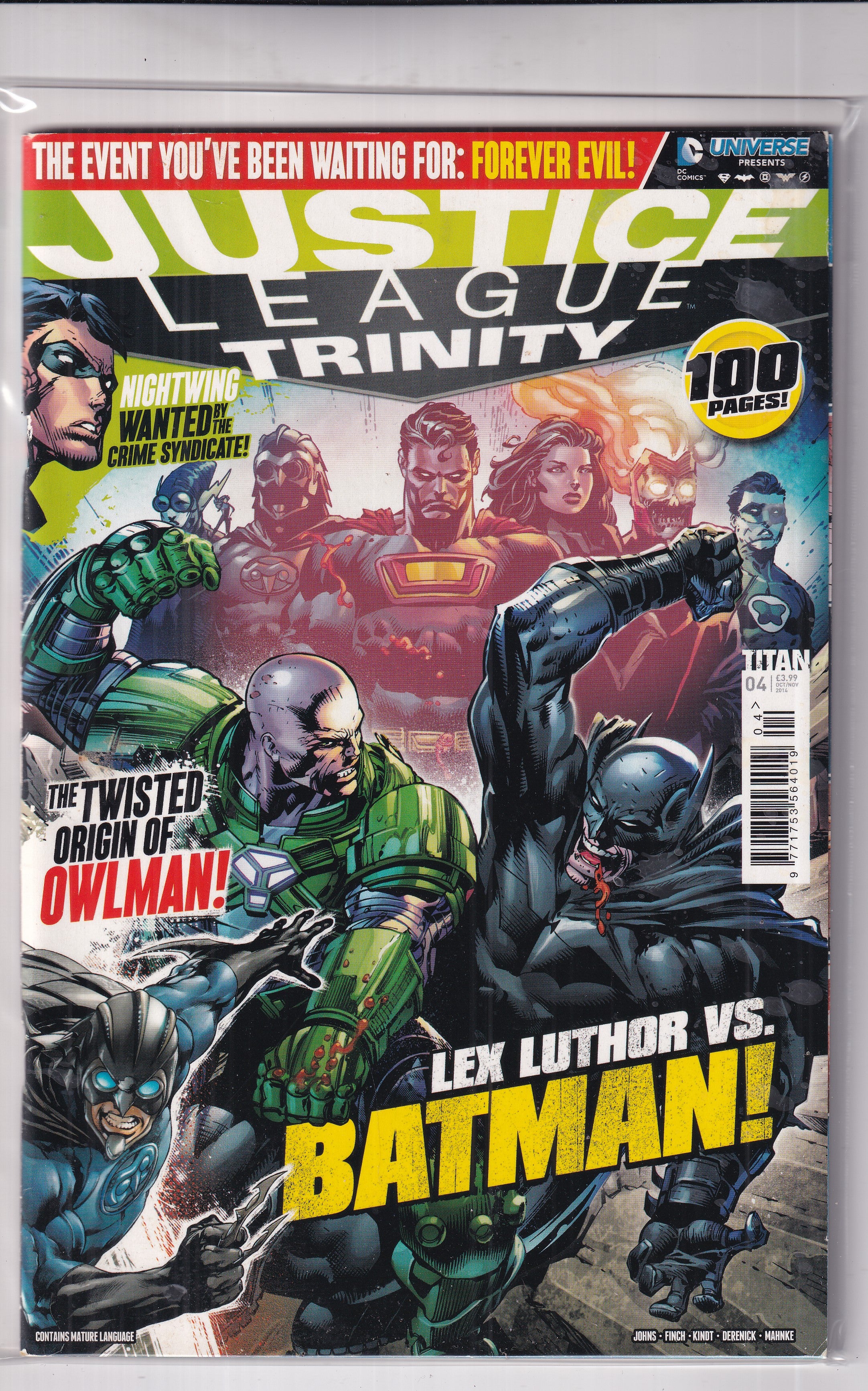 JUSTICE LEAGUE TRINITY #4 - Slab City Comics 