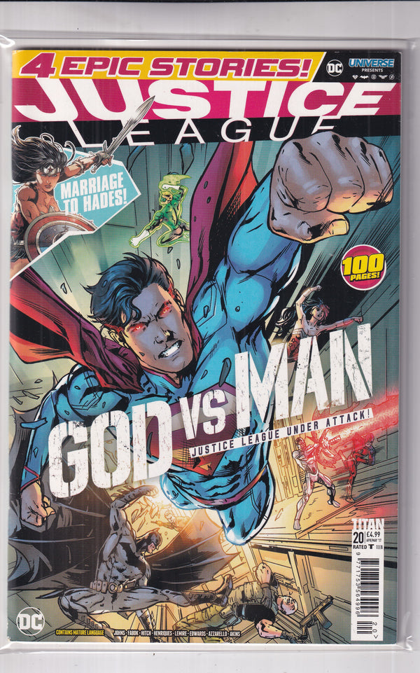 JUSTICE LEAGUE GOD VS MAN #20 - Slab City Comics 