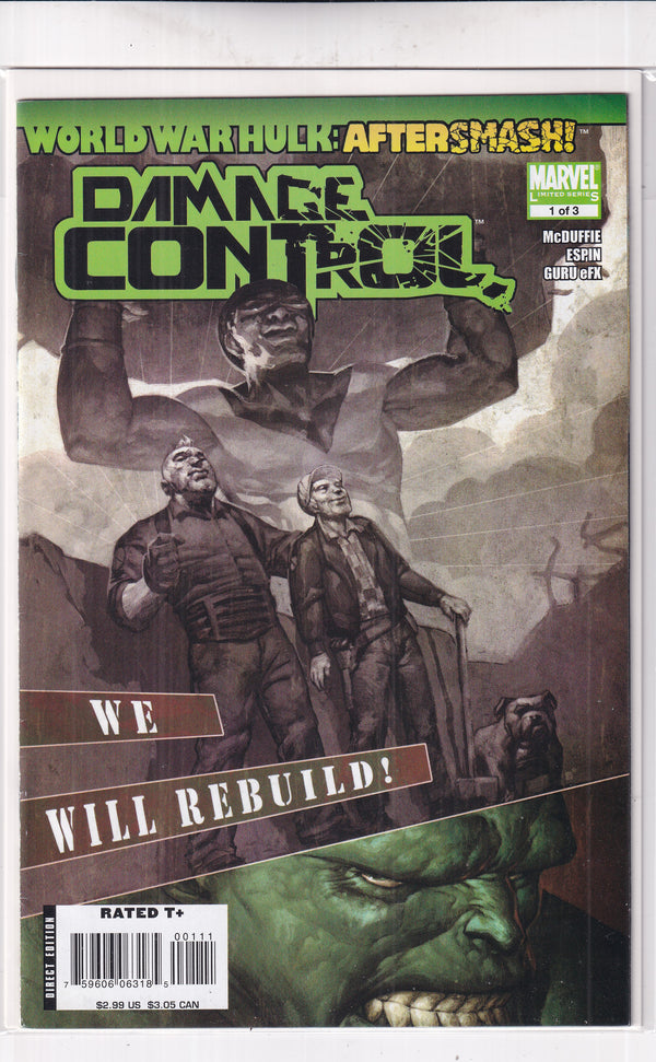 WORLD WAR HULK: AFTER SMASH DAMAGE CONTROL #1 - Slab City Comics 