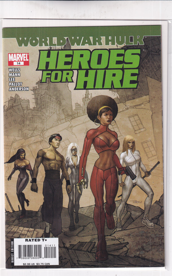 WORLD WAR HULK HEROES FOR HIRE #14 - Slab City Comics 