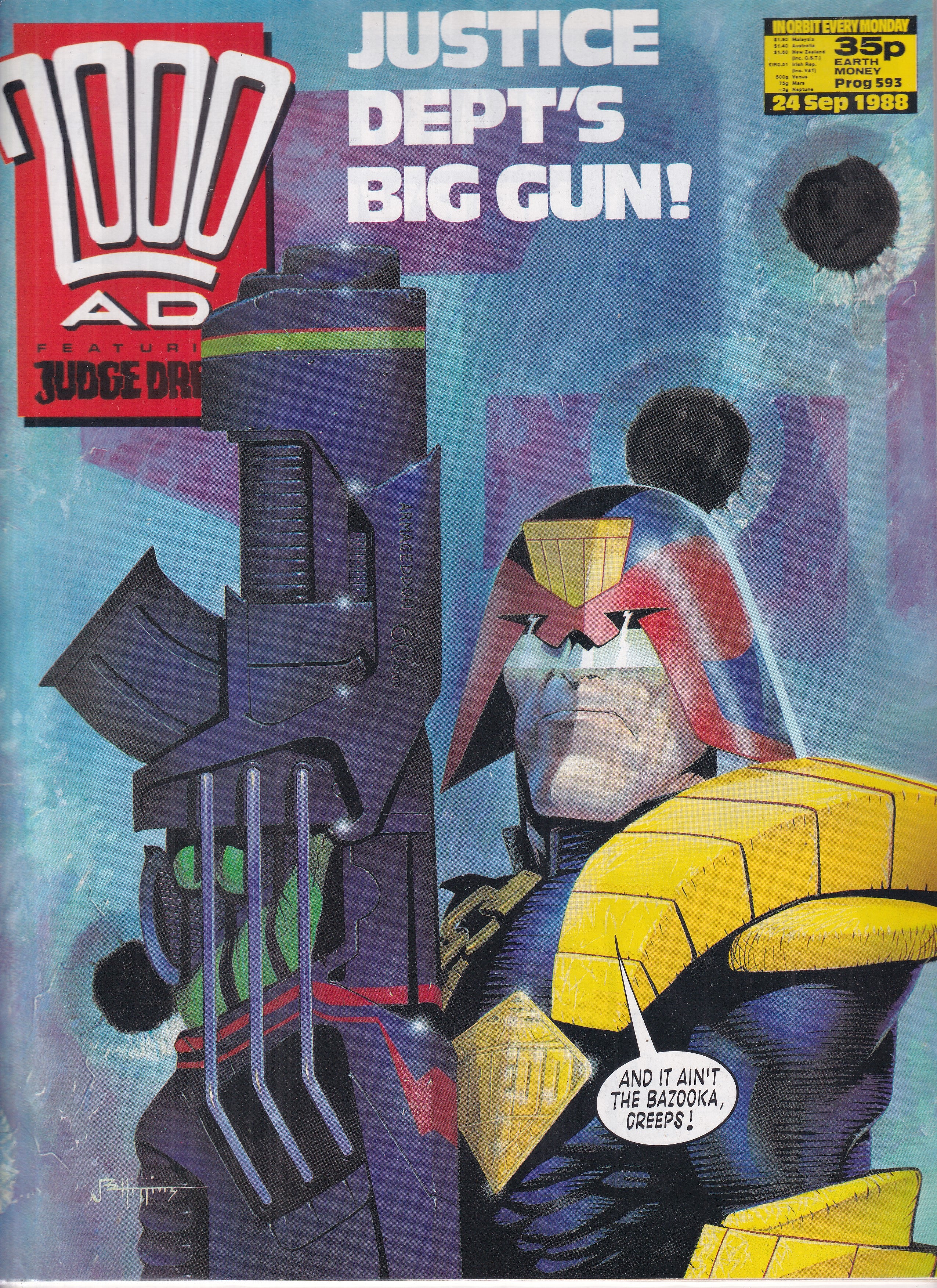 2000AD #593 - Slab City Comics 