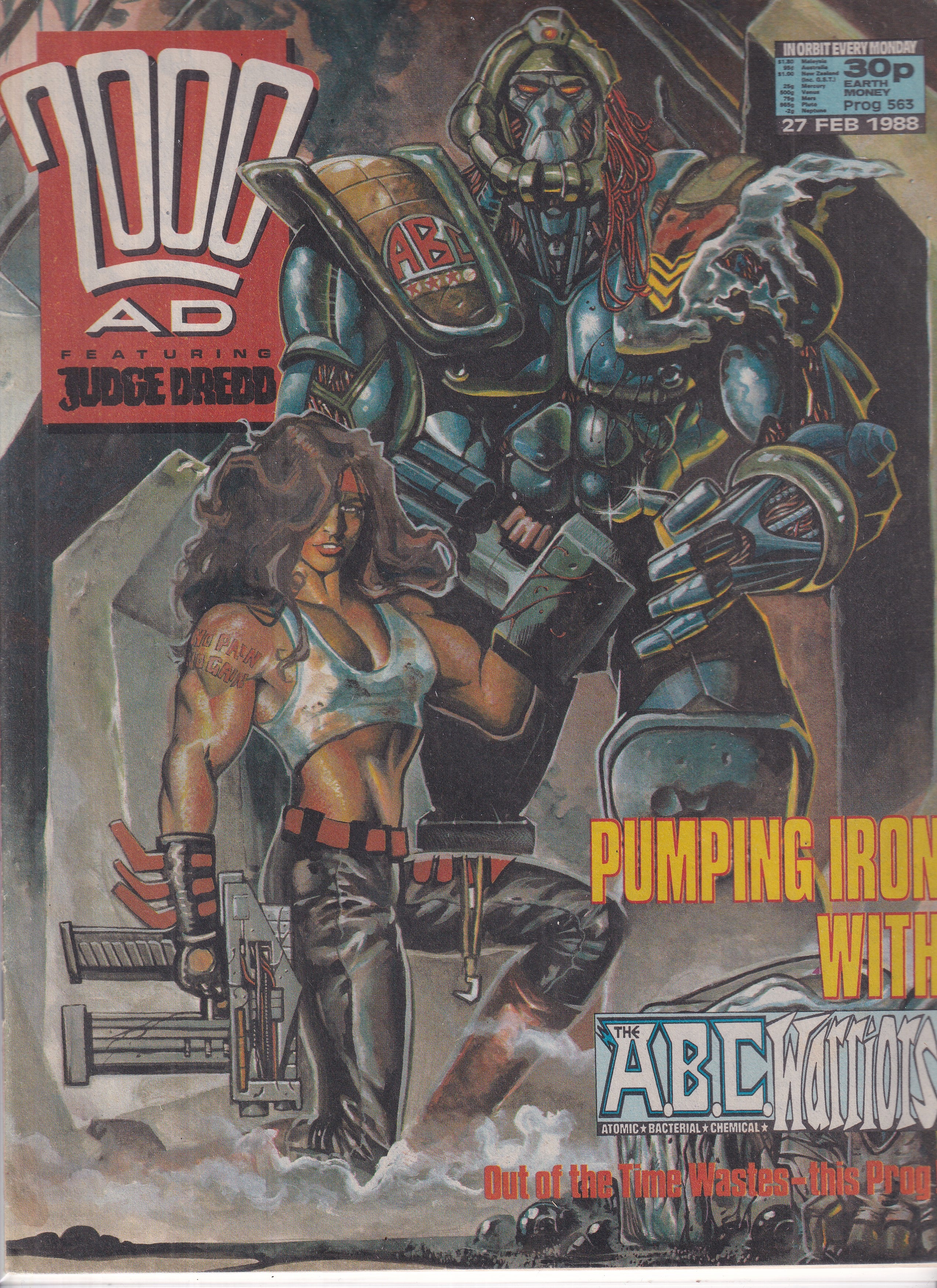 2000AD #563 - Slab City Comics 