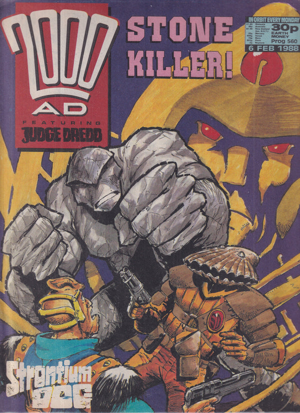 2000AD #560 - Slab City Comics 