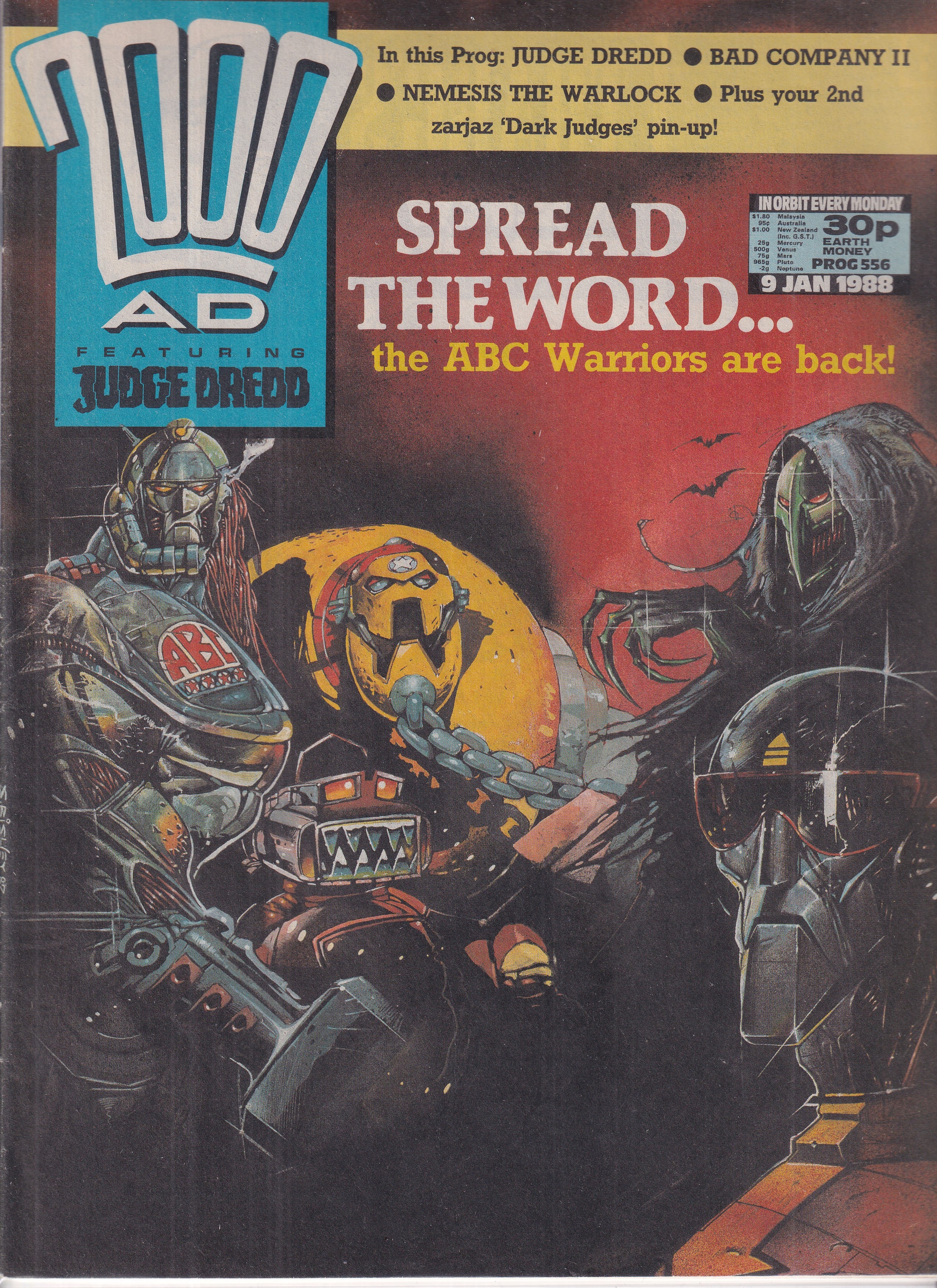 2000AD #556 - Slab City Comics 