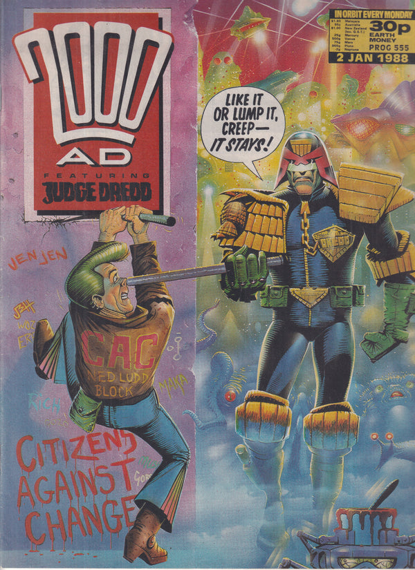 2000AD #555 - Slab City Comics 
