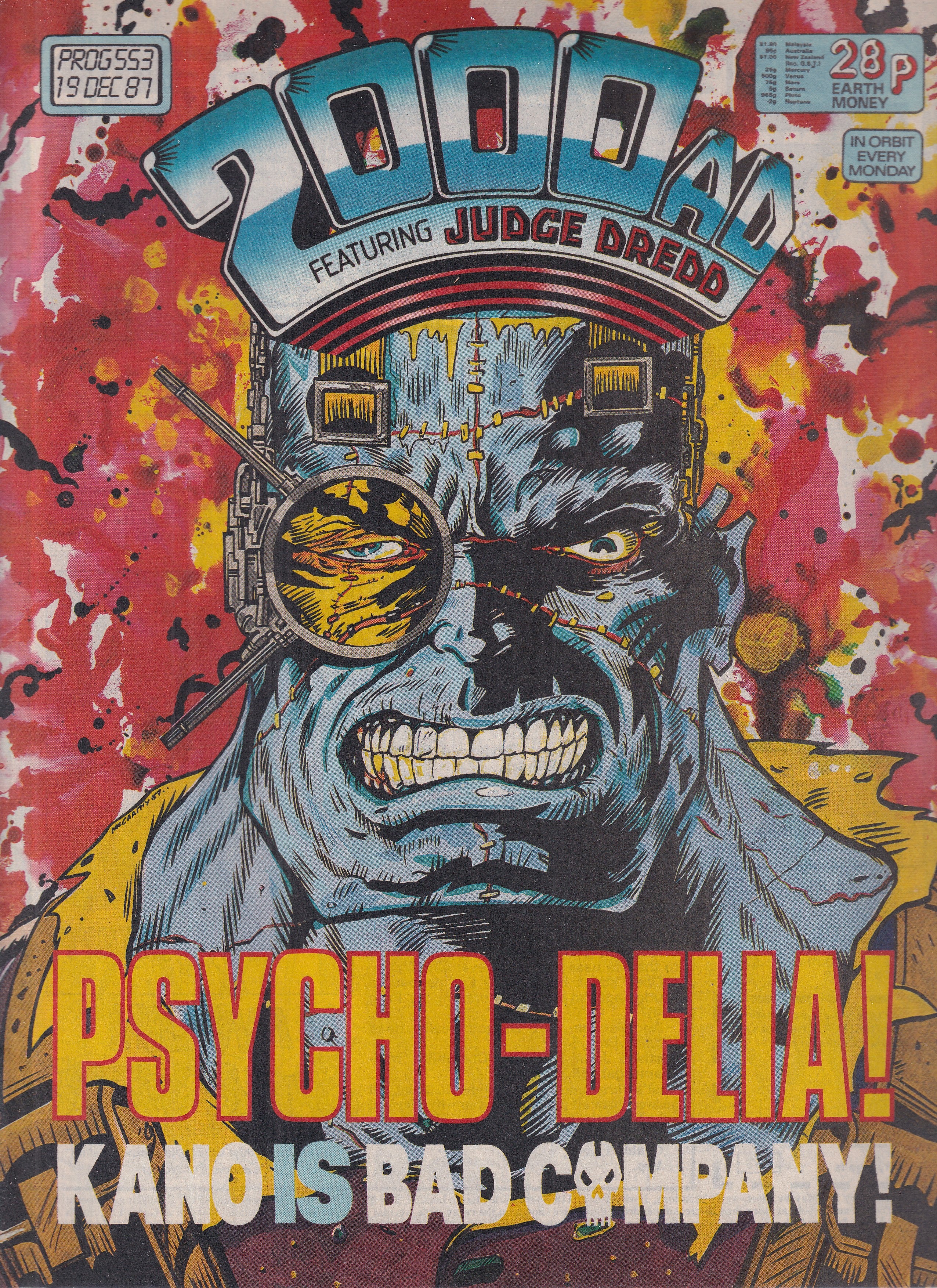2000AD #553 - Slab City Comics 