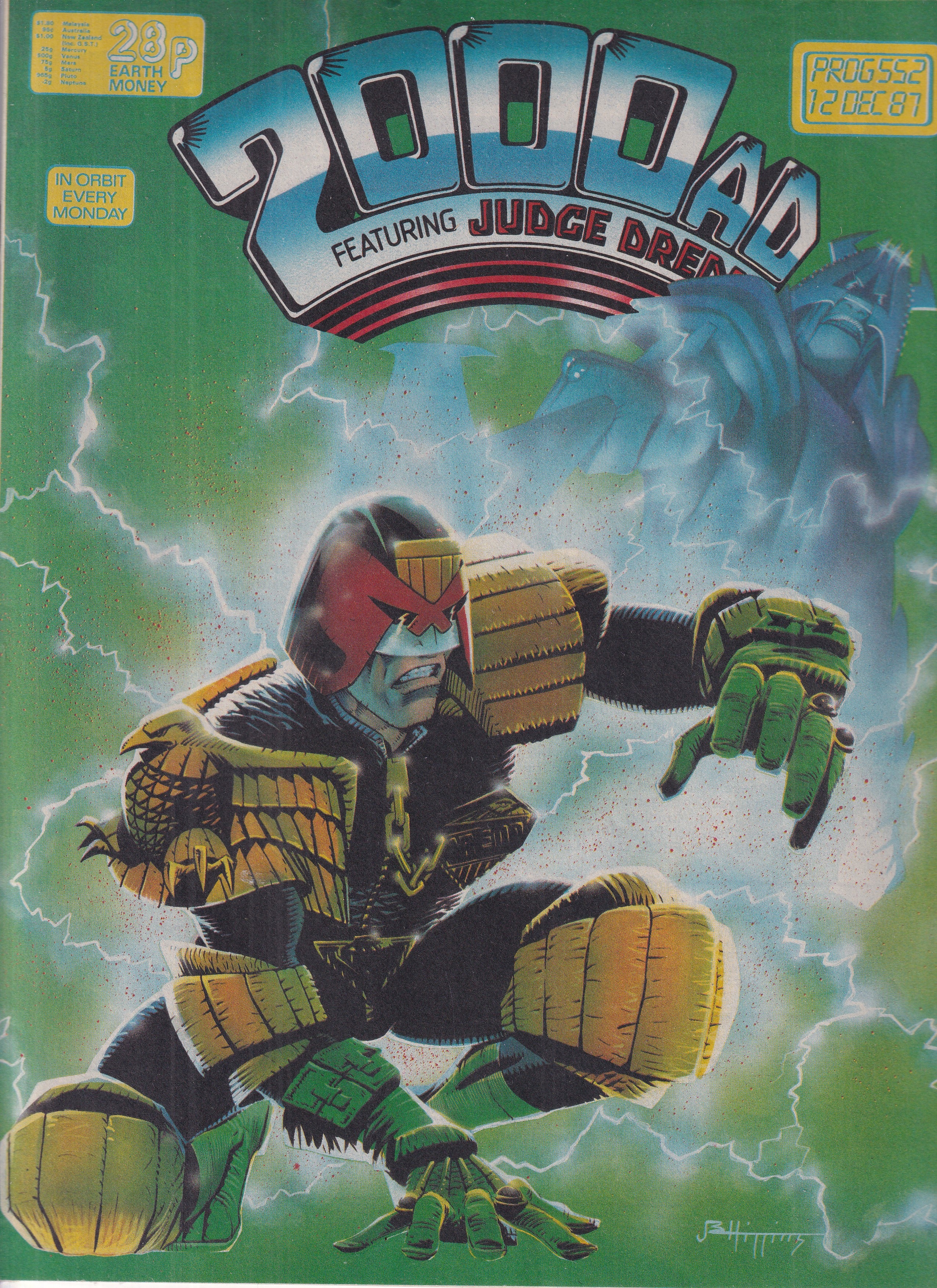 2000AD #552 - Slab City Comics 