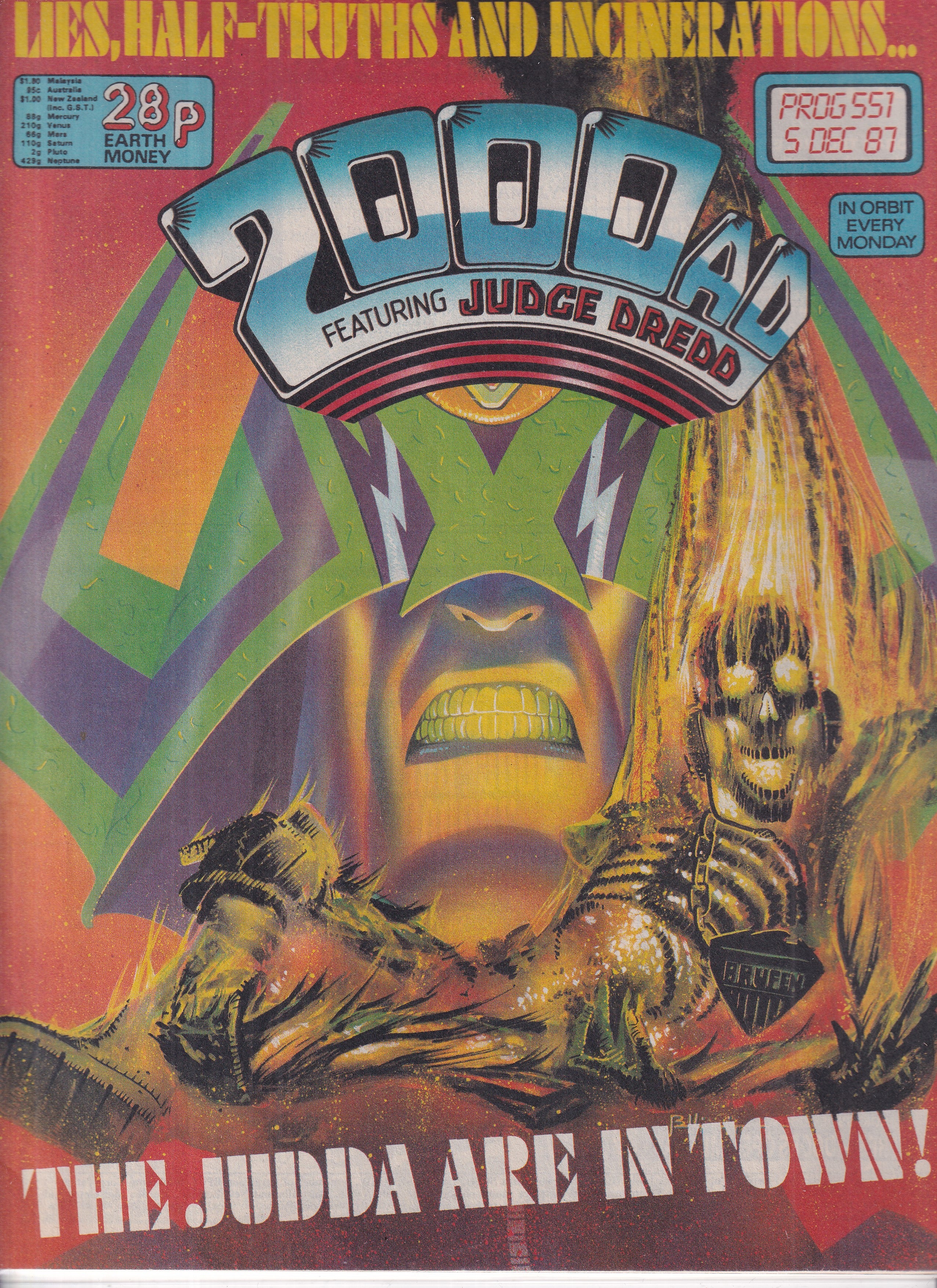 2000AD #551 - Slab City Comics 