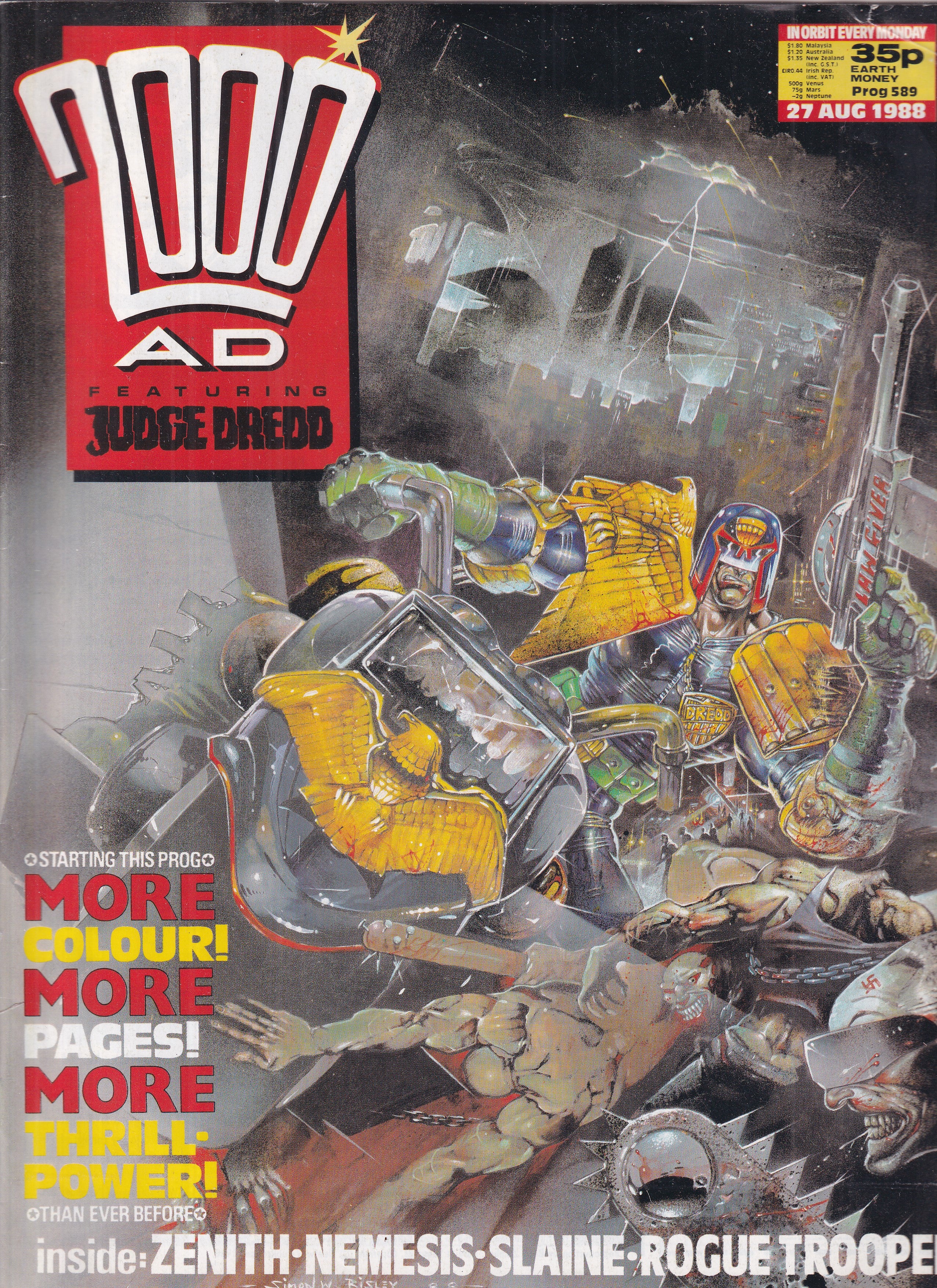 2000AD #589 - Slab City Comics 