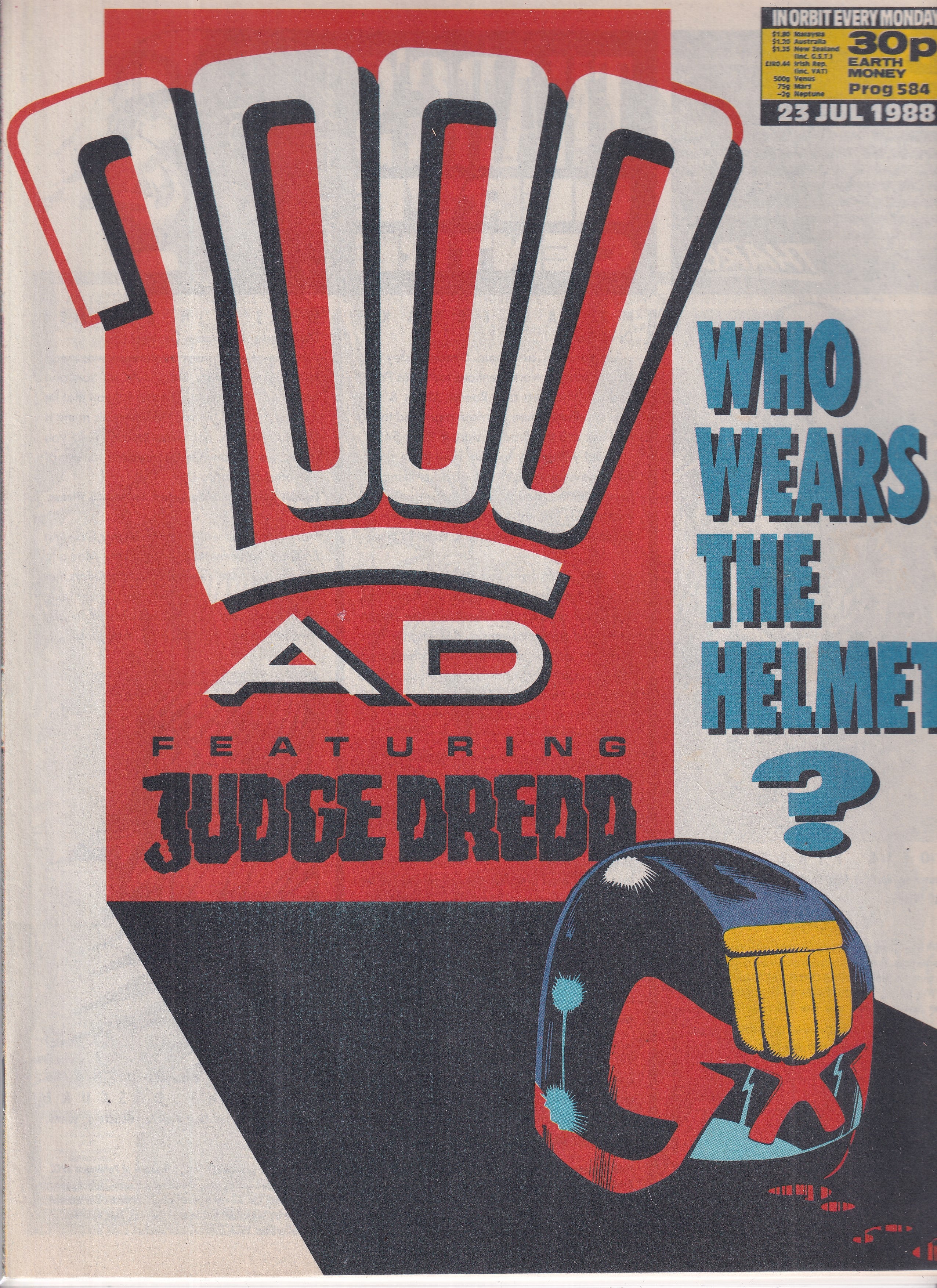 2000AD #584 - Slab City Comics 
