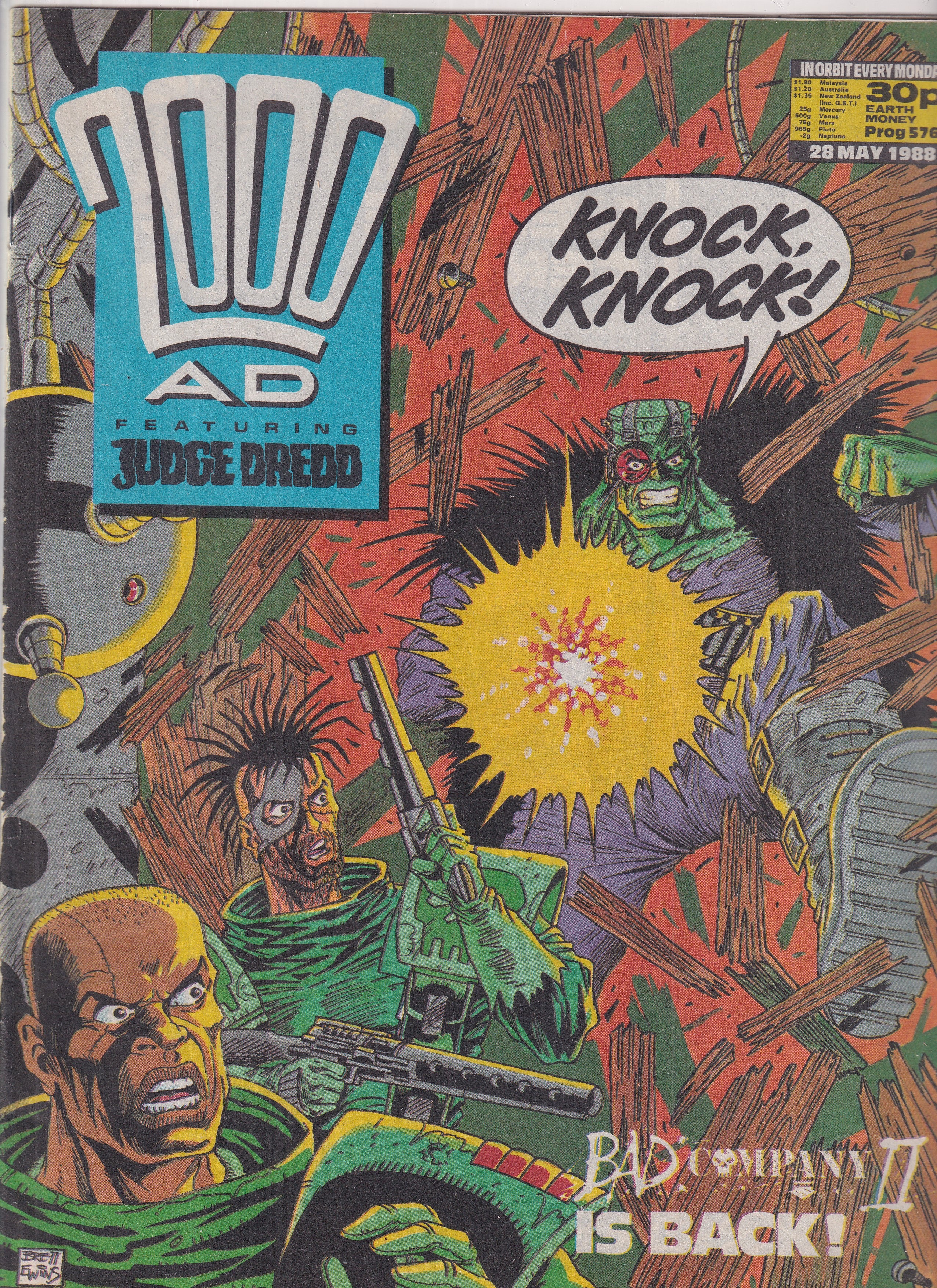 2000AD #576 - Slab City Comics 