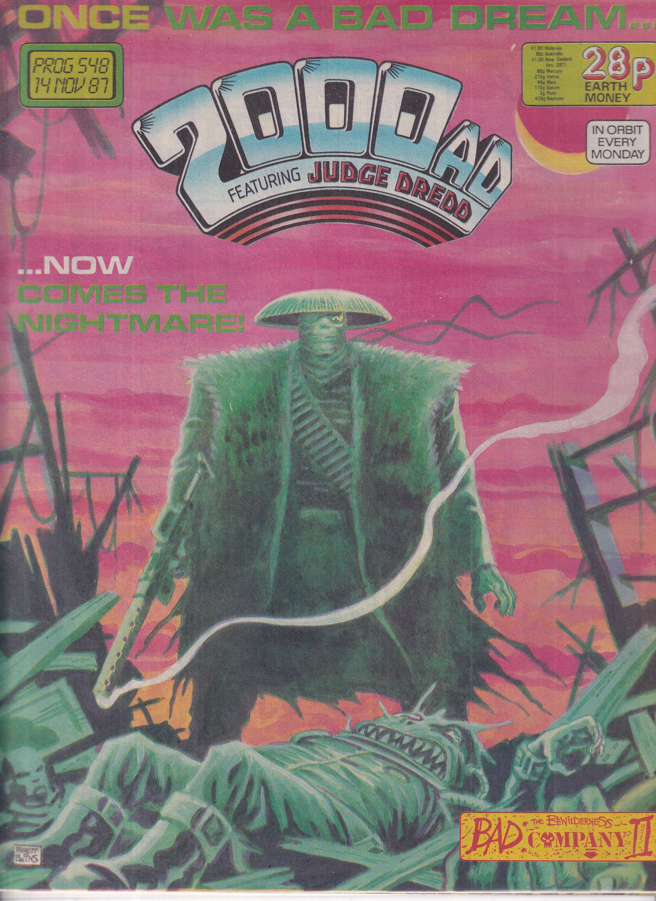 2000AD #548 - Slab City Comics 