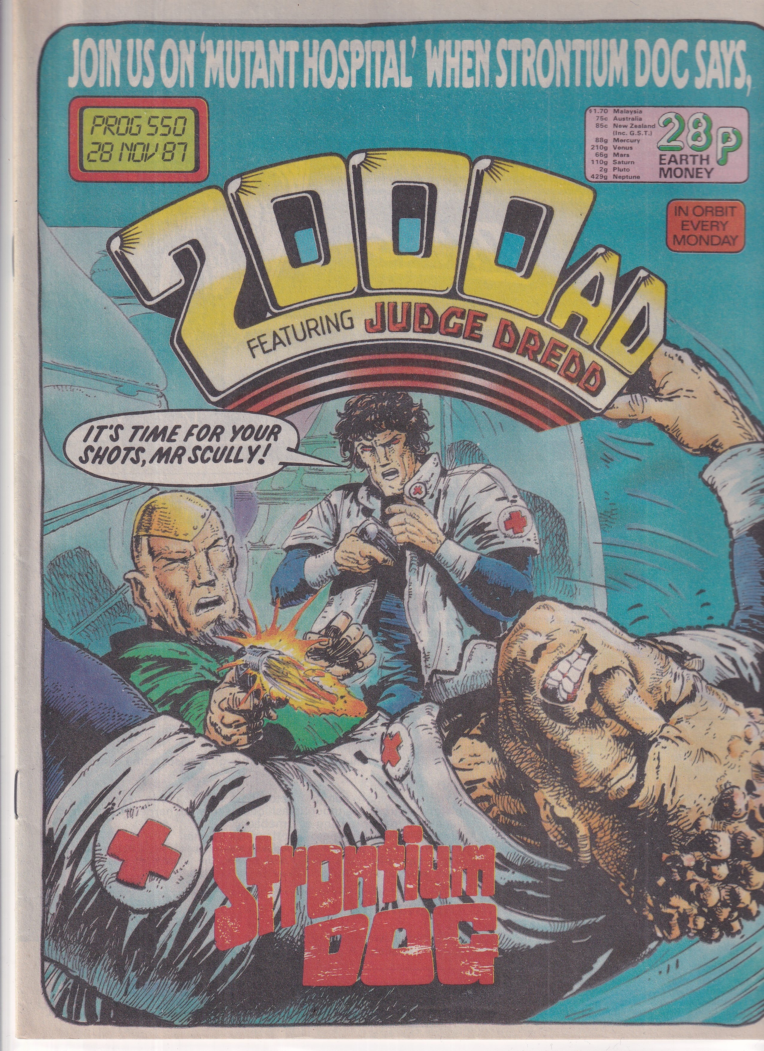 2000AD #550 - Slab City Comics 