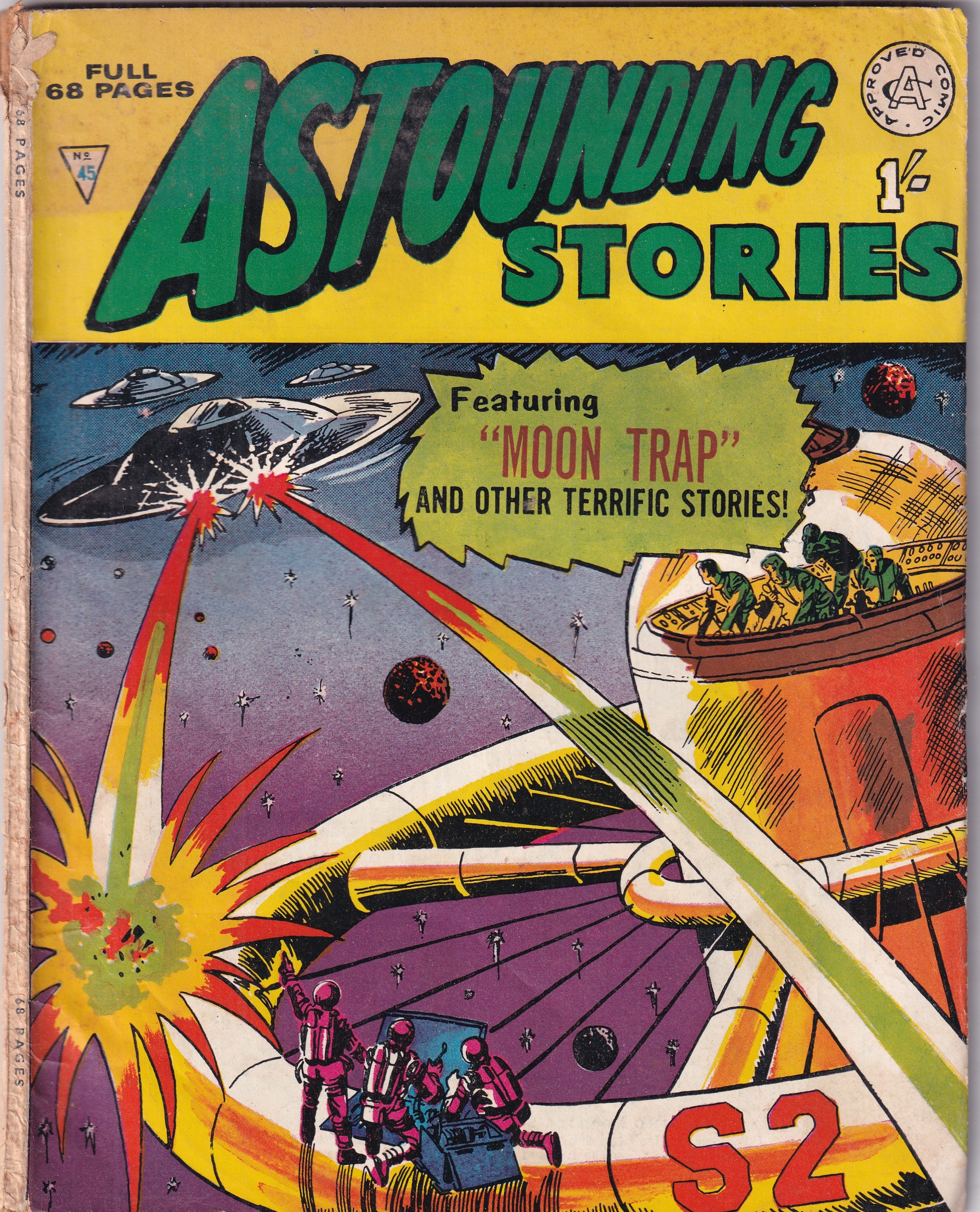 STRANGE SUSPENSE STORIES ASTOUNDING STORIES #45 - Slab City Comics 