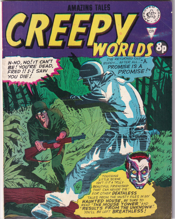 AMAZING TALES CREEPY WORLDS #139 - Slab City Comics 