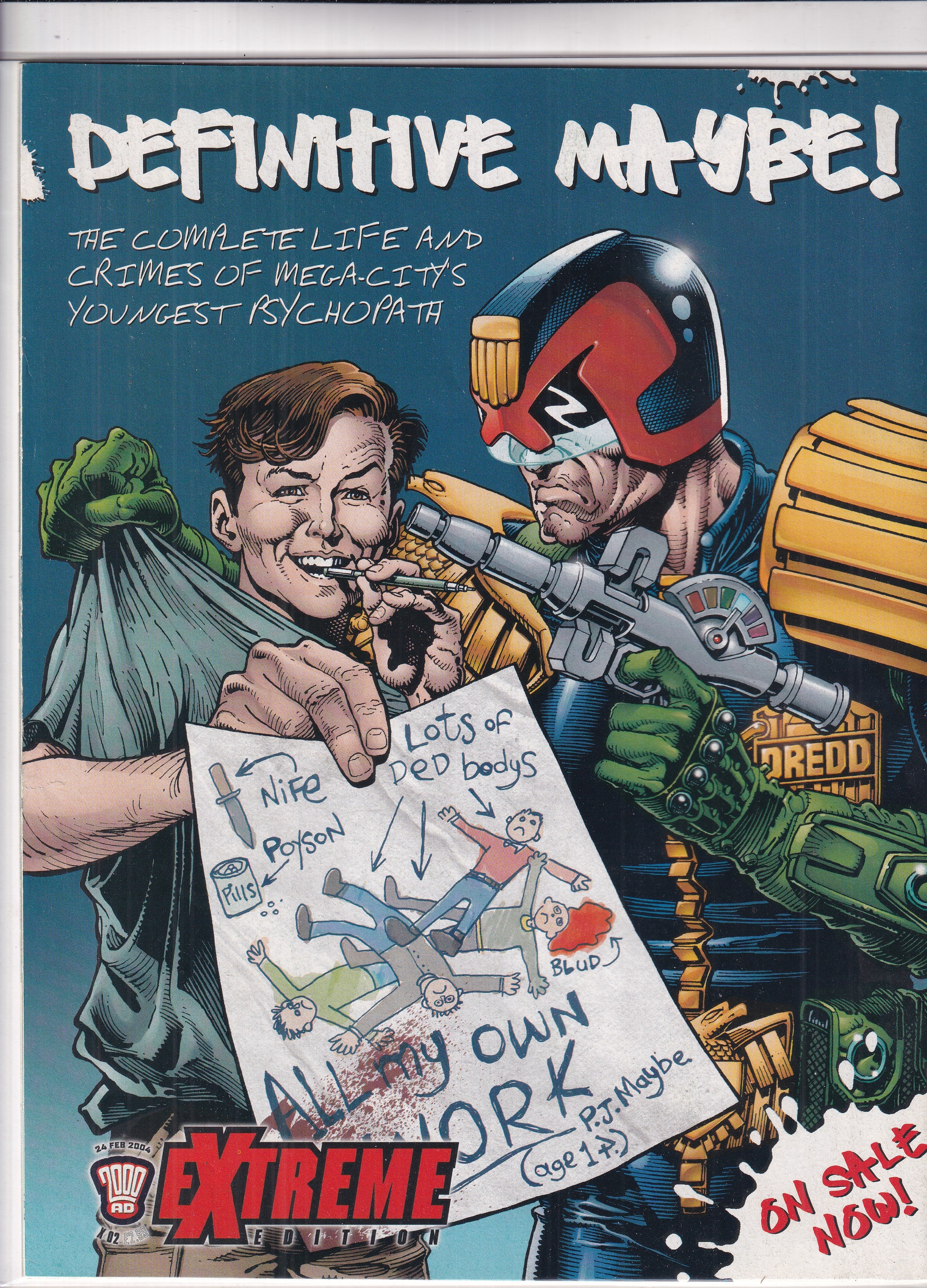 2000AD EXTREME EDITION X02 - Slab City Comics 