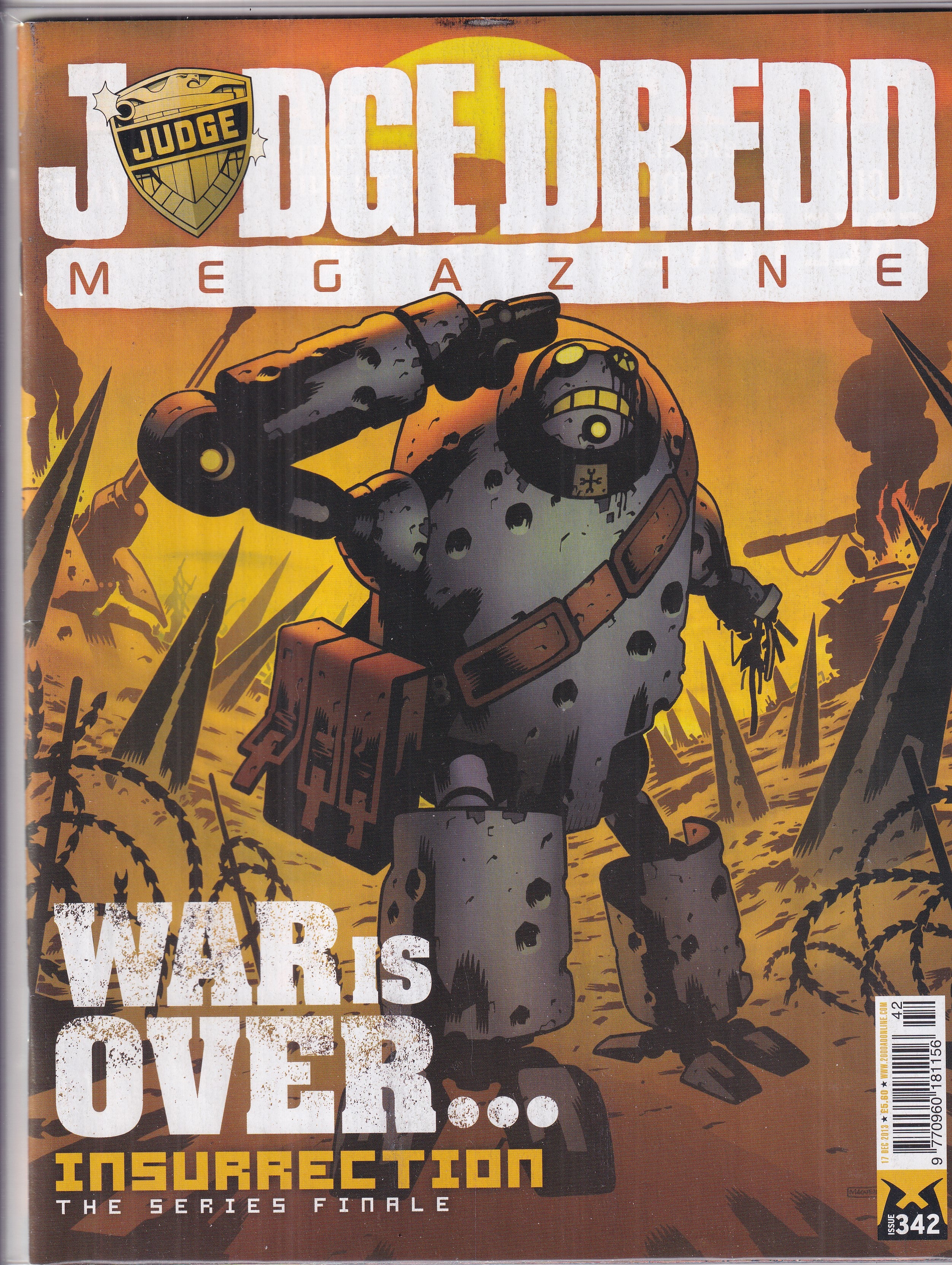 JUDGE DREDD MEGAZINE #342 - Slab City Comics 