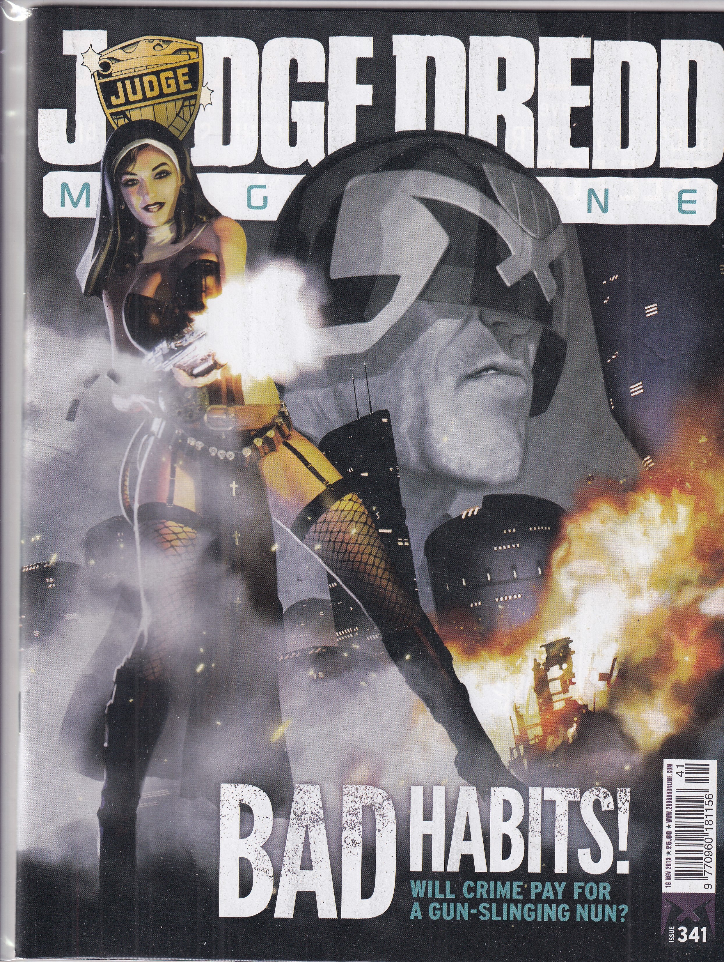 JUDGE DREDD MEGAZINE #341 - Slab City Comics 