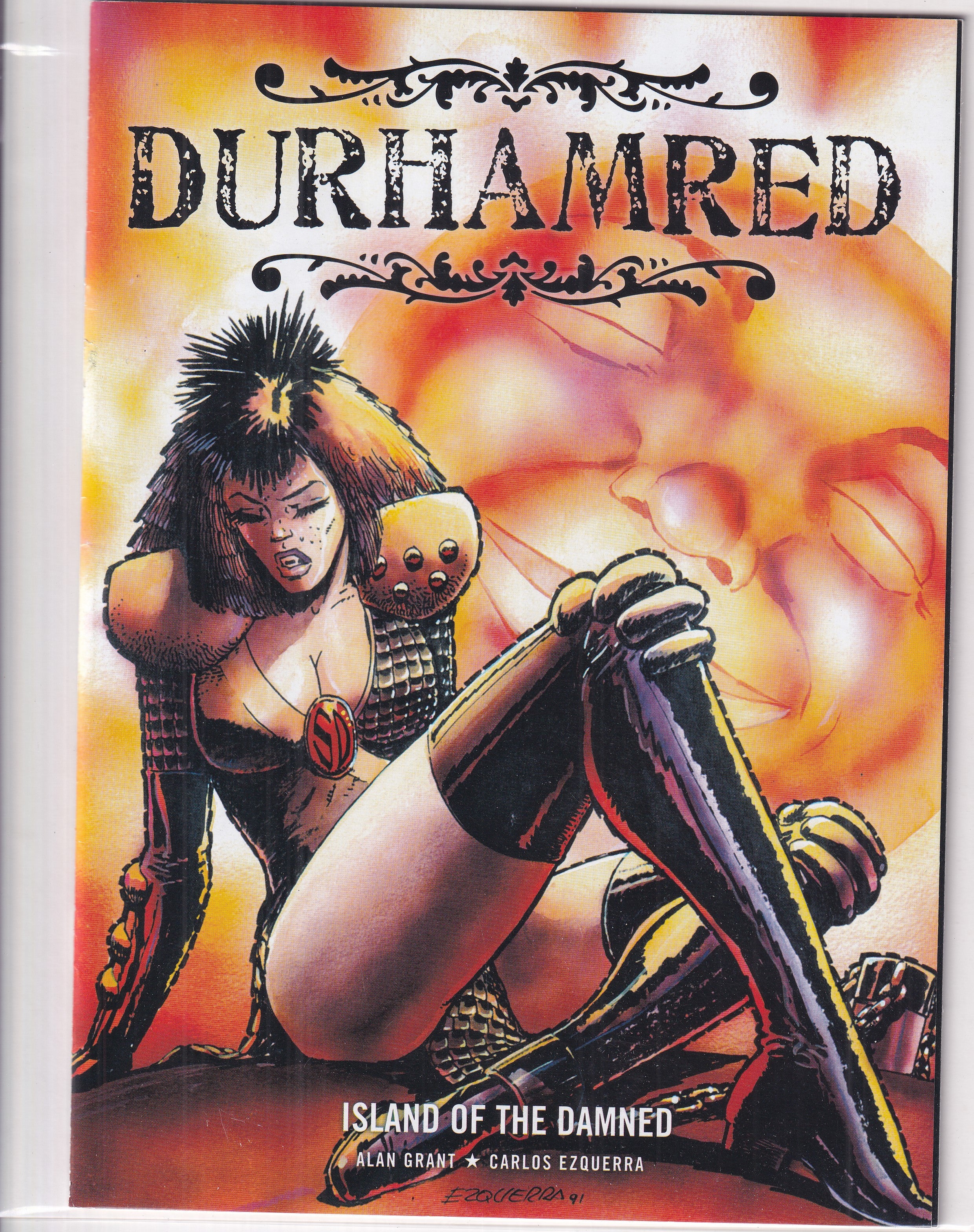 DURHAMRED ISLAND OF THE DAMNED - Slab City Comics 