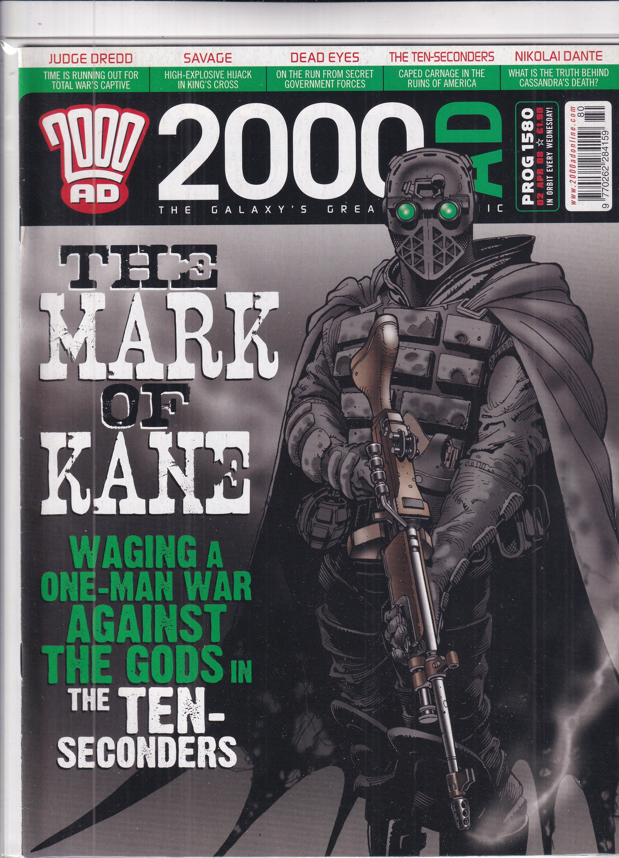 2000AD #1580 - Slab City Comics 