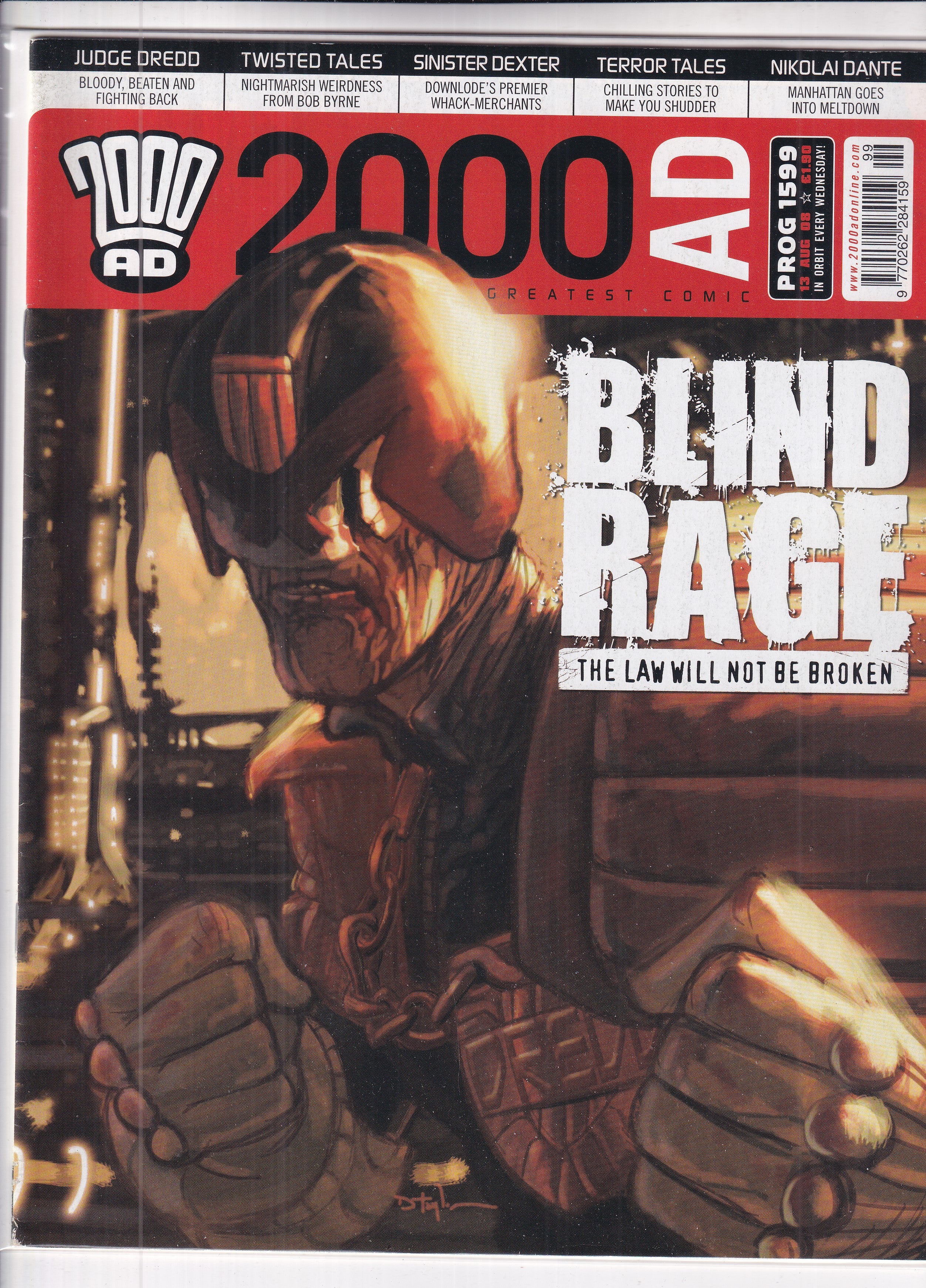 2000AD #1599 - Slab City Comics 