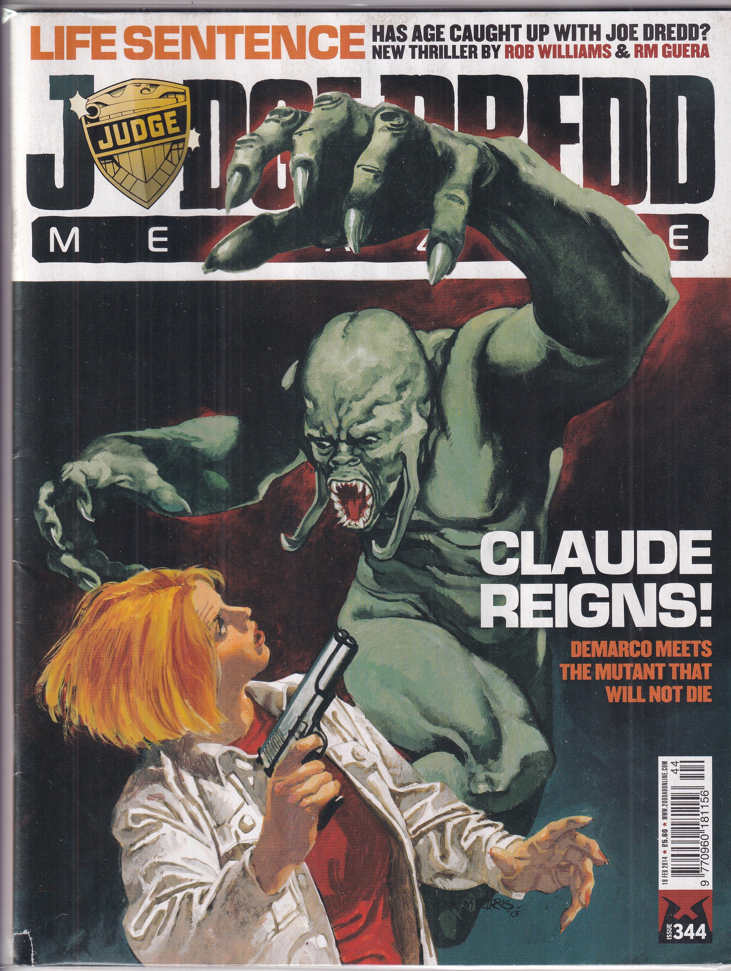 JUDGE DREDD MEGAZINE #344 - Slab City Comics 