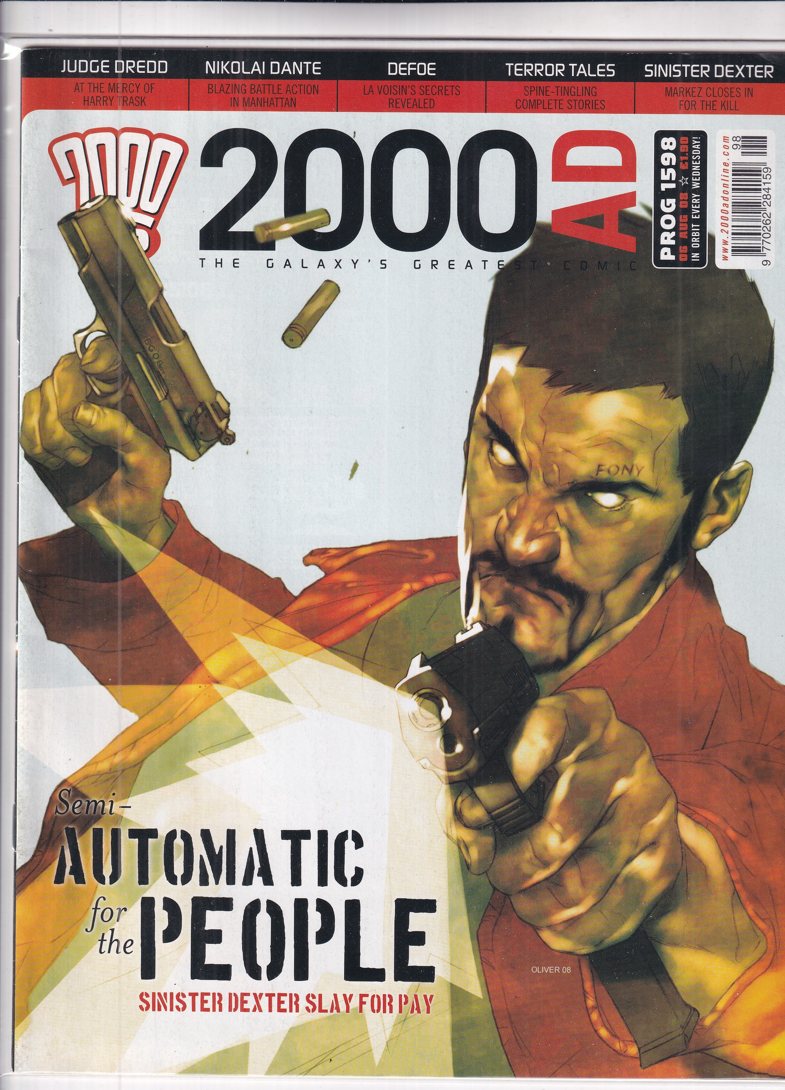 2000AD #1598 - Slab City Comics 